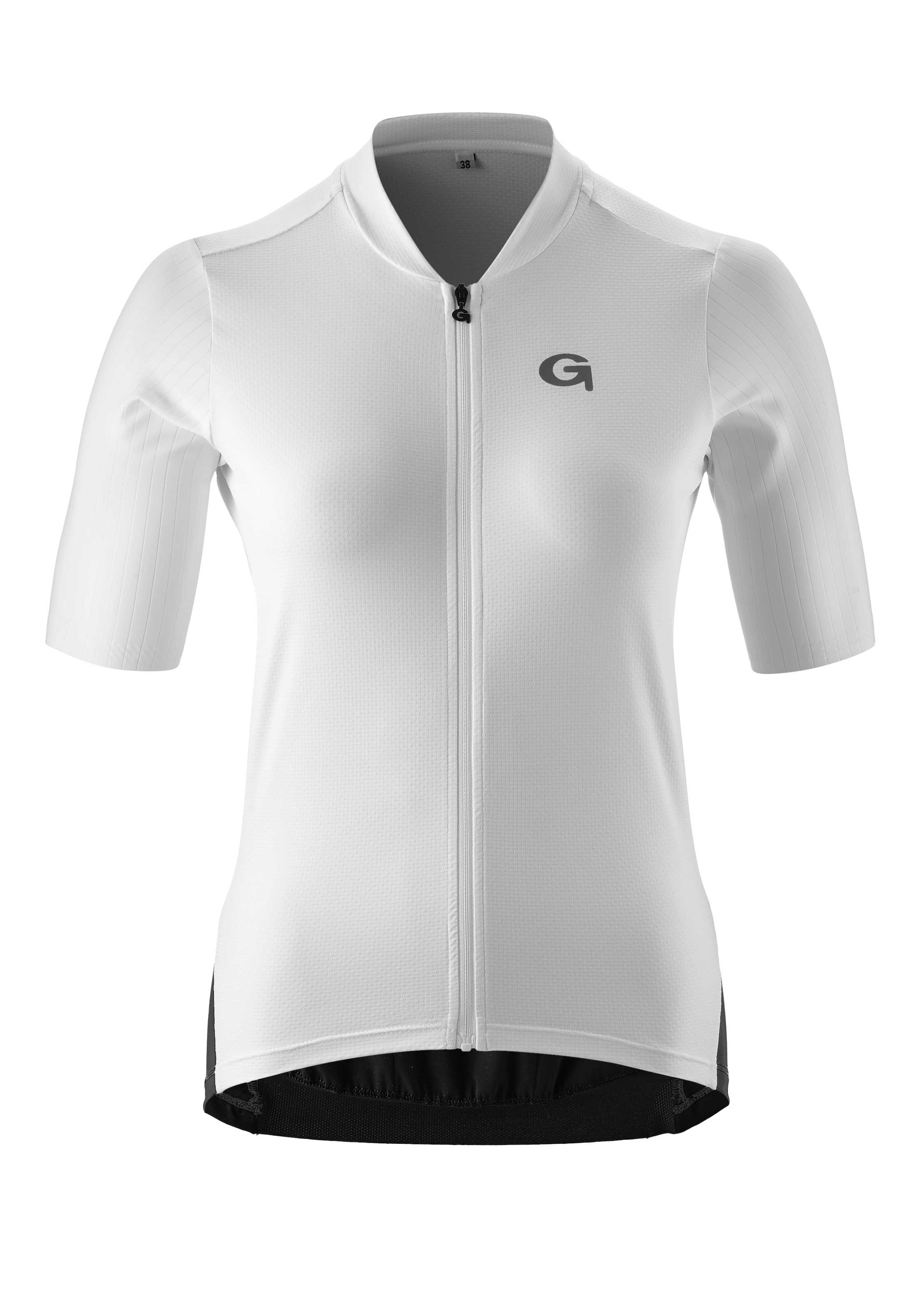 Gonso Radtrikot "SITIVO TRIKOT W", Damen Radshirt kurzarm, atmungsaktives Fahrradtrikot mit Rückentasche