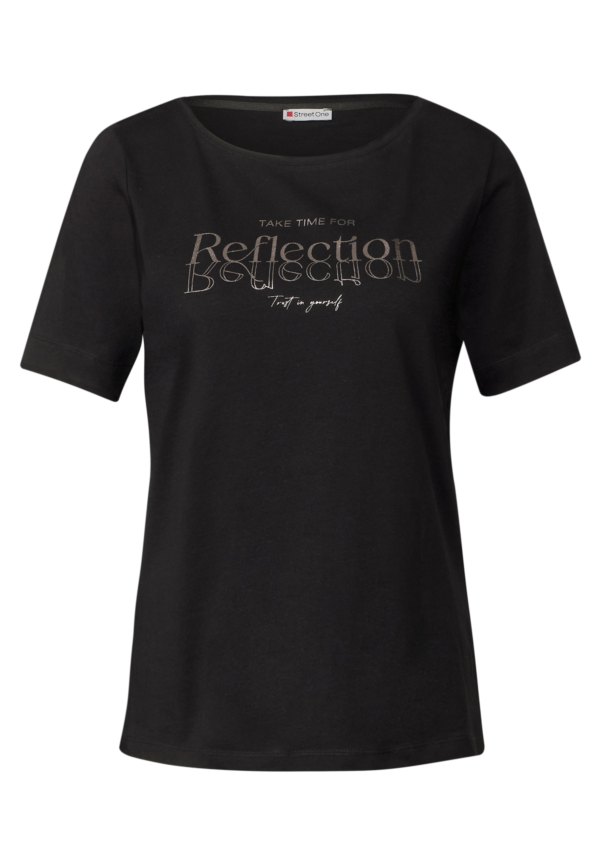 STREET ONE T-Shirt, aus reiner Baumwolle