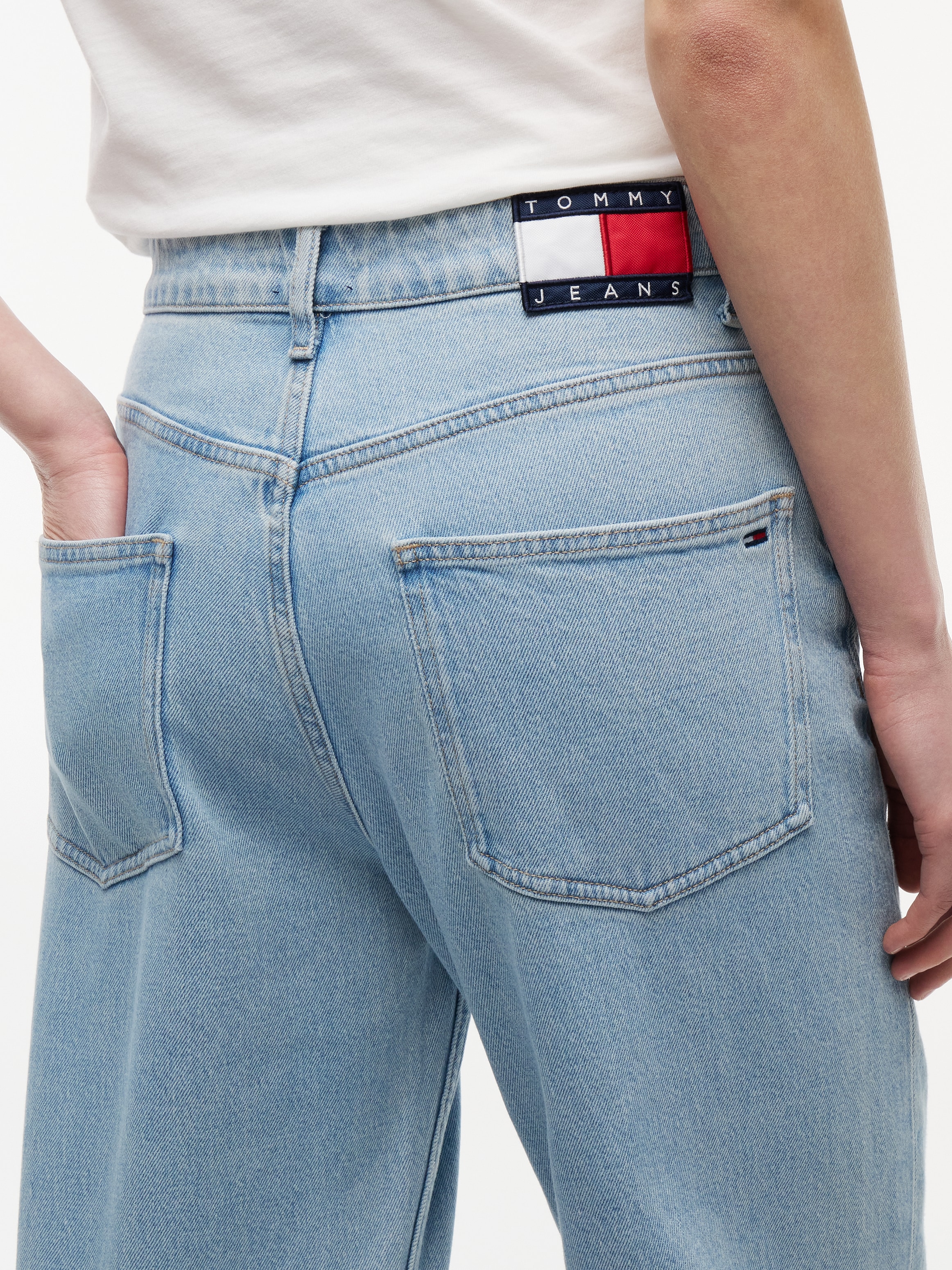 Tommy Jeans Straight-Jeans »MIA MR RLXD STR« Baumwollmischung,  relaxed fit