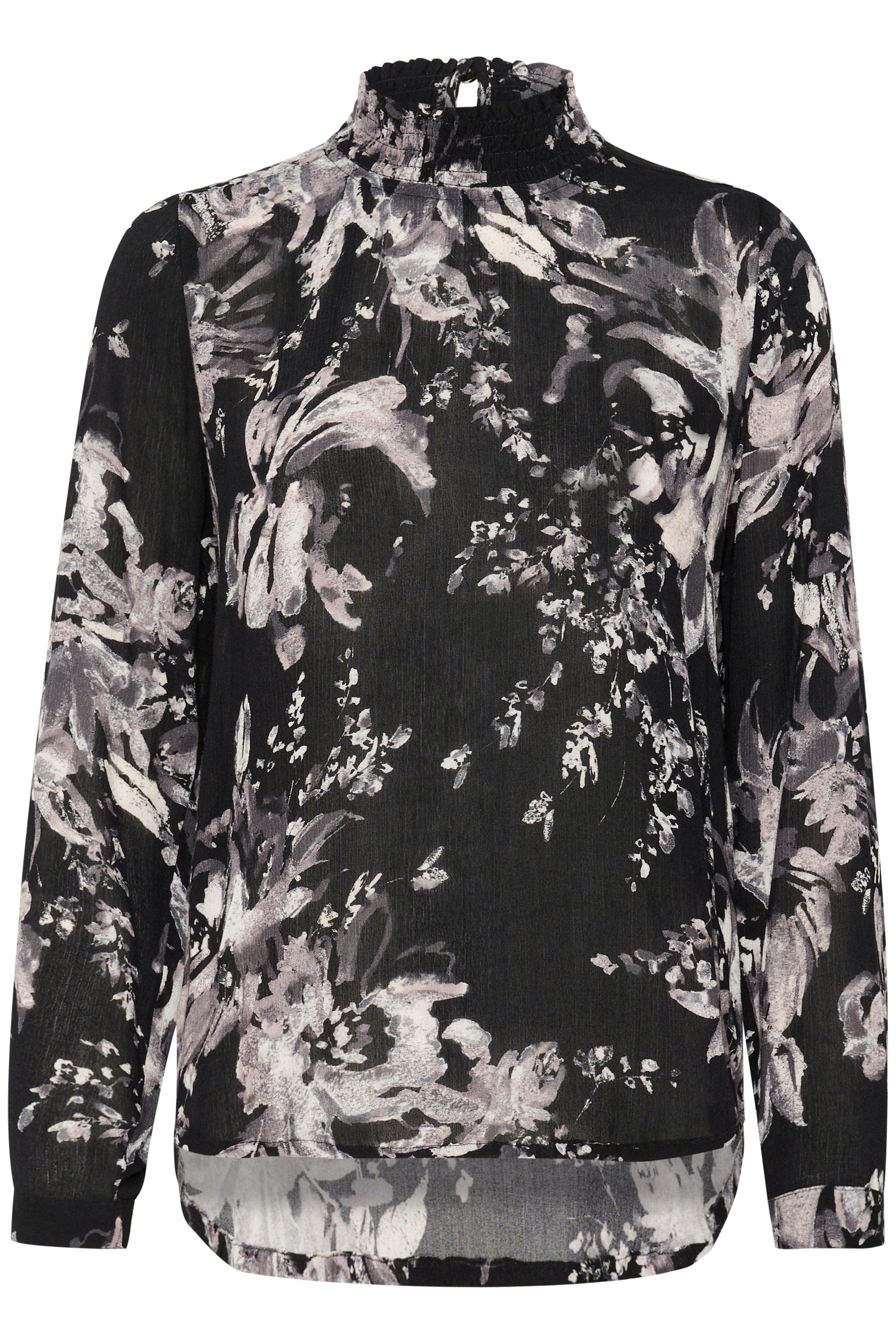 KAFFE Langarmbluse "Damen Bluse langarm KAamber"