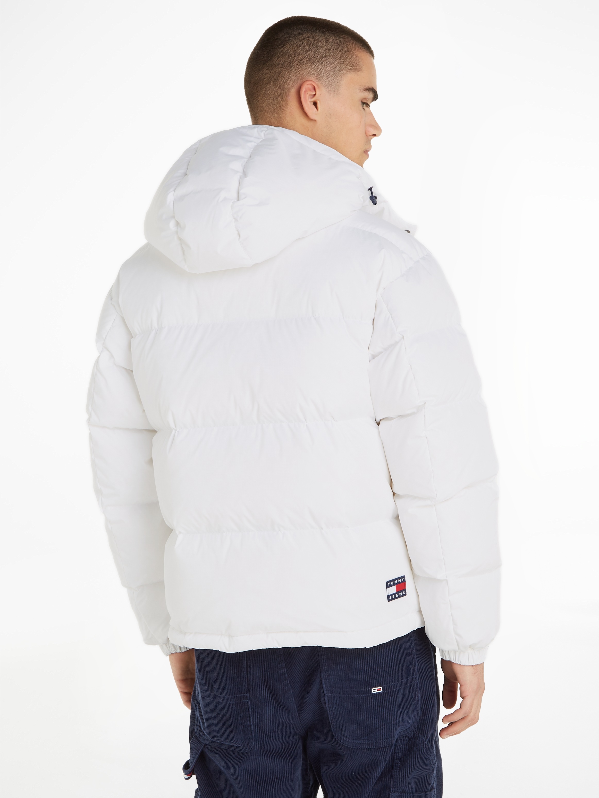 Tommy Jeans Steppjacke »TJM ALASKA PUFFER«, mit Kapuze, mit Markenlabel