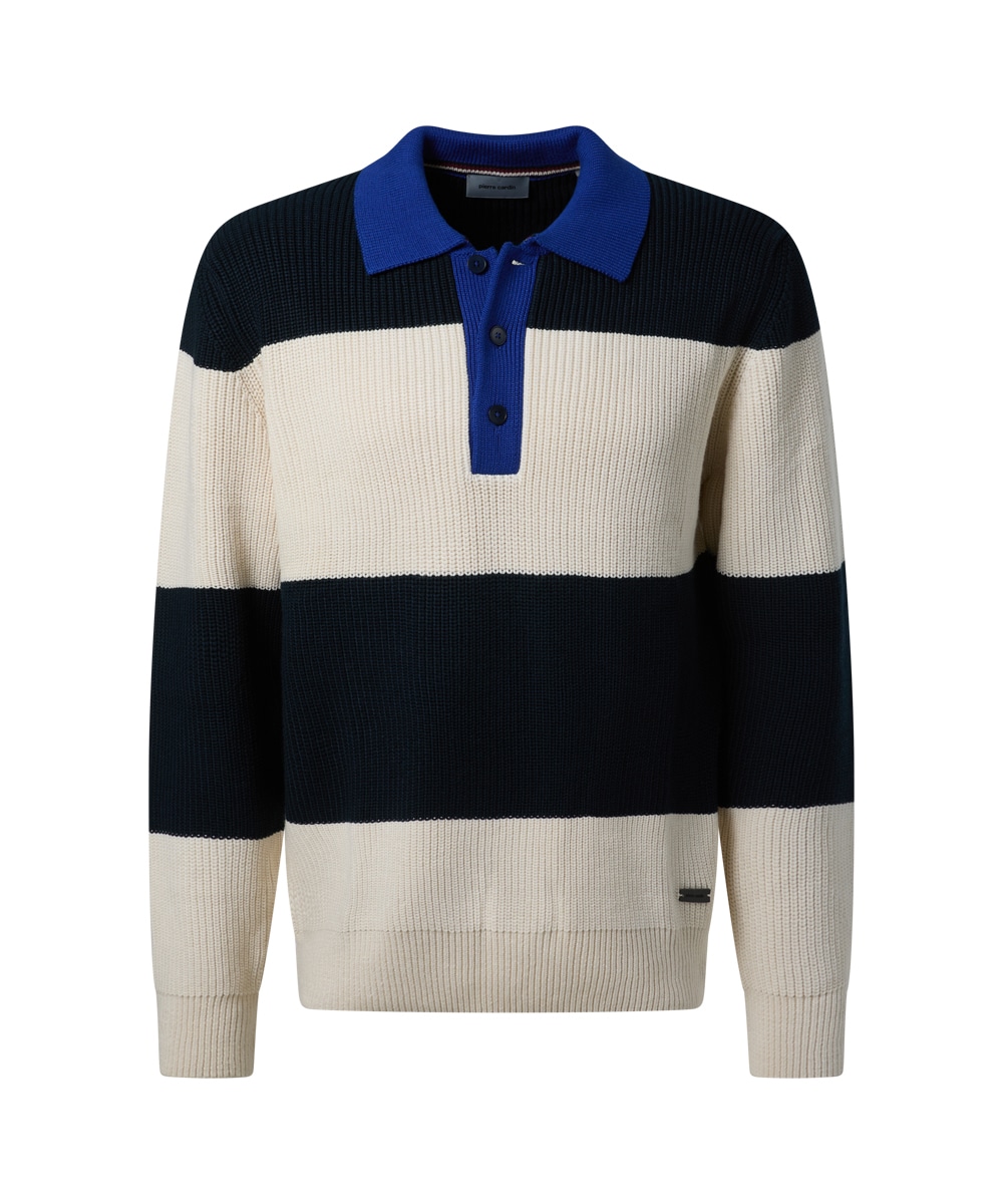 Pierre Cardin Strickpullover, mit Polokragen günstig online kaufen