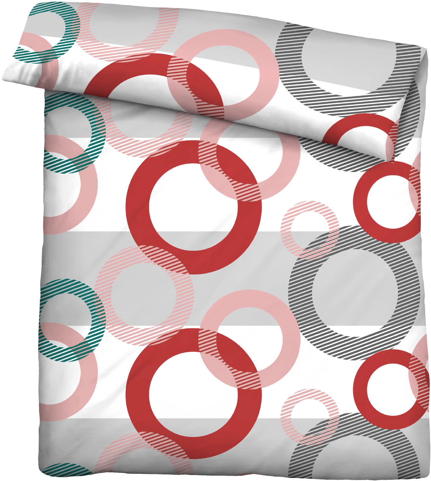 Castell - Markenbettwäsche Bettwäsche »0040568« 2 Stk. tlg. hautsympathisch, 100% Baumwolle, Reißverschluss, ganzjährig nutzbar