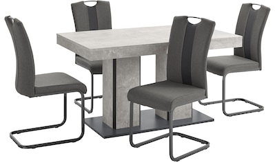 HELA Essgruppe »ROSE«, (Set, 5 tlg.), bestehend aus einem Tisch 140-180 cm und 4 Stühlen kaufen