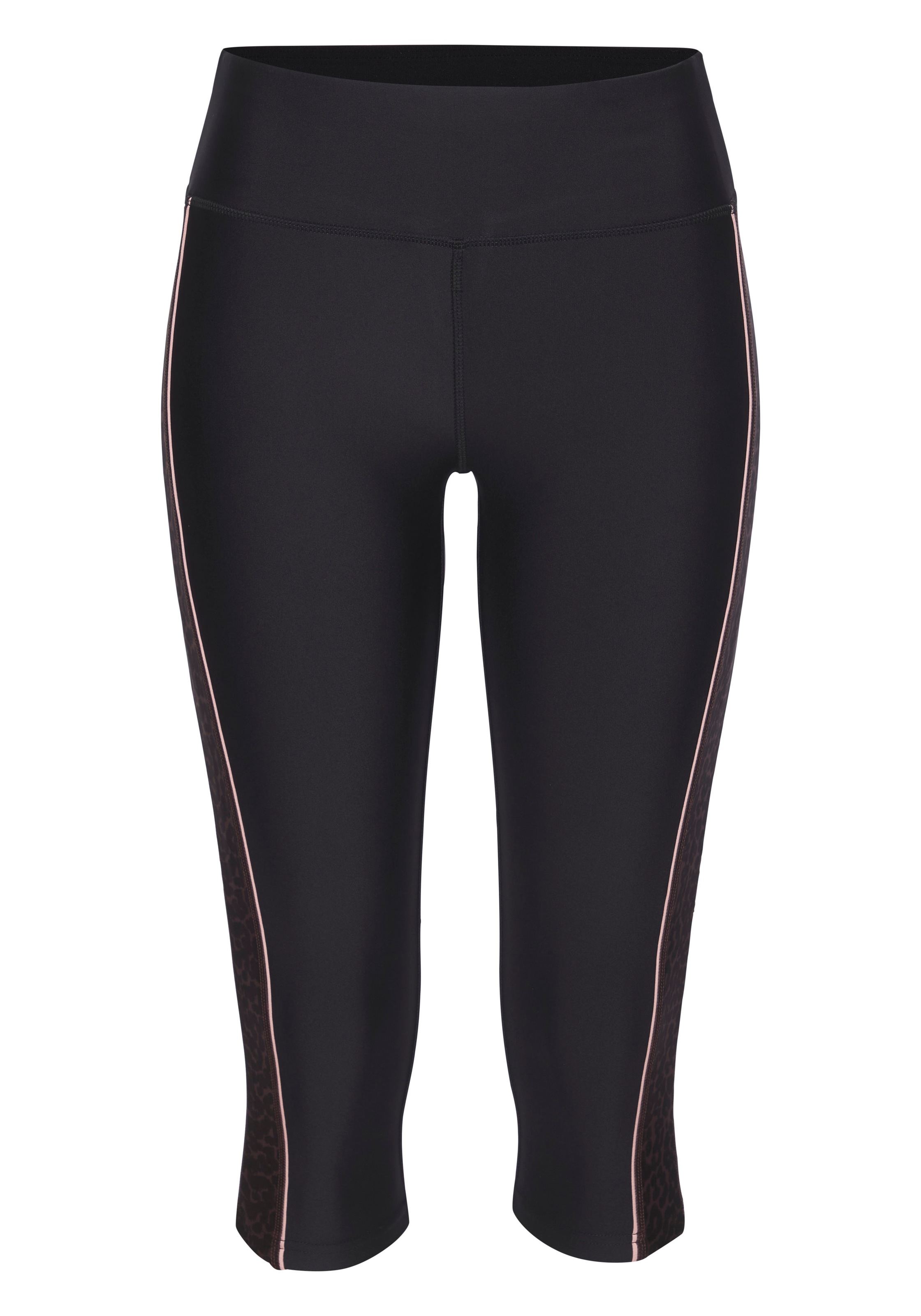 LASCANA ACTIVE Sporthose, mit seitlichem Einsatz im Animal-Print günstig online kaufen