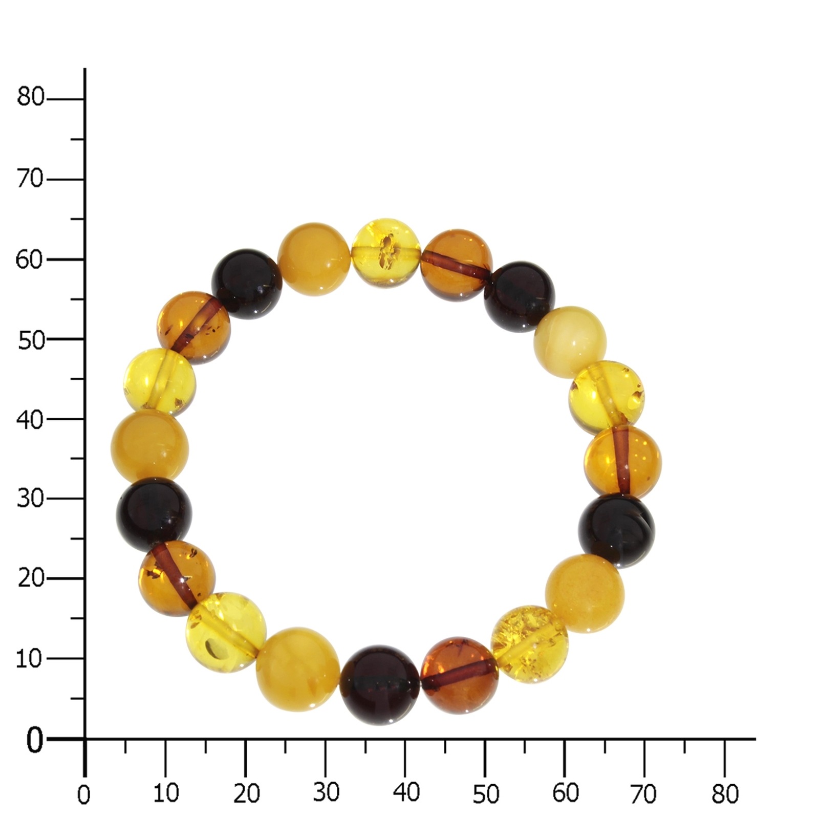 OSTSEE-SCHMUCK Armband »Ostsee-Schmuck Armband Kugel 10 mm Armband Kugel 10 mm«