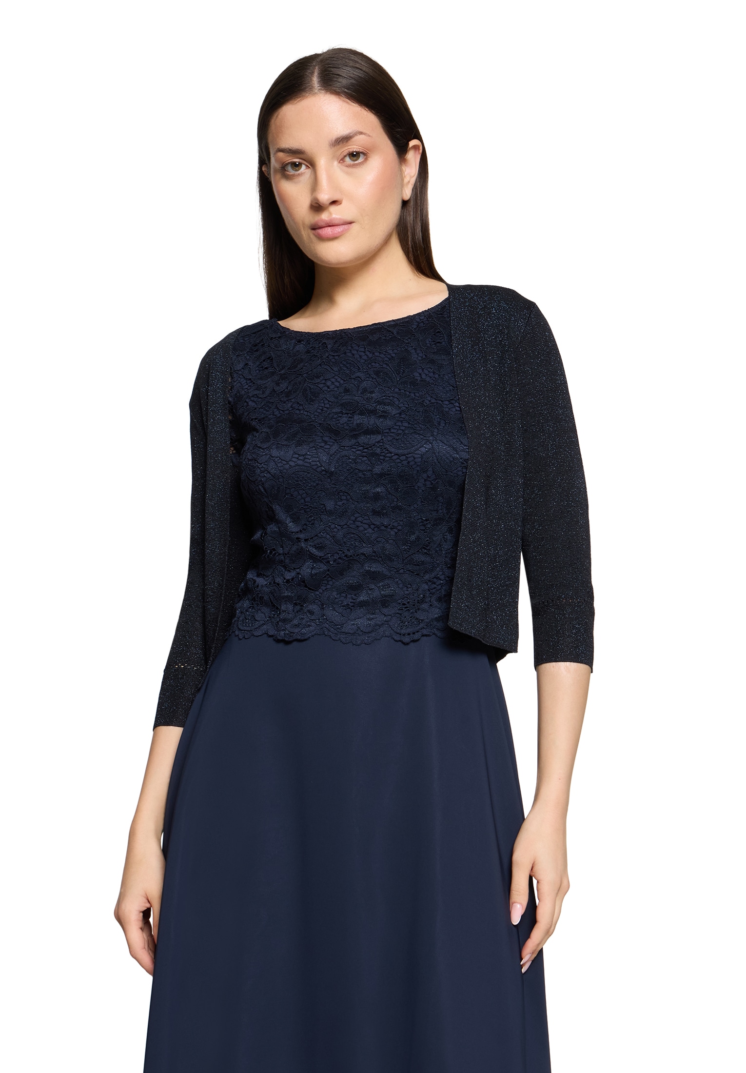 Vera Mont Strickjacke "Damen Strickbolero ohne Verschluss", 1 Stk. Glitzer günstig online kaufen