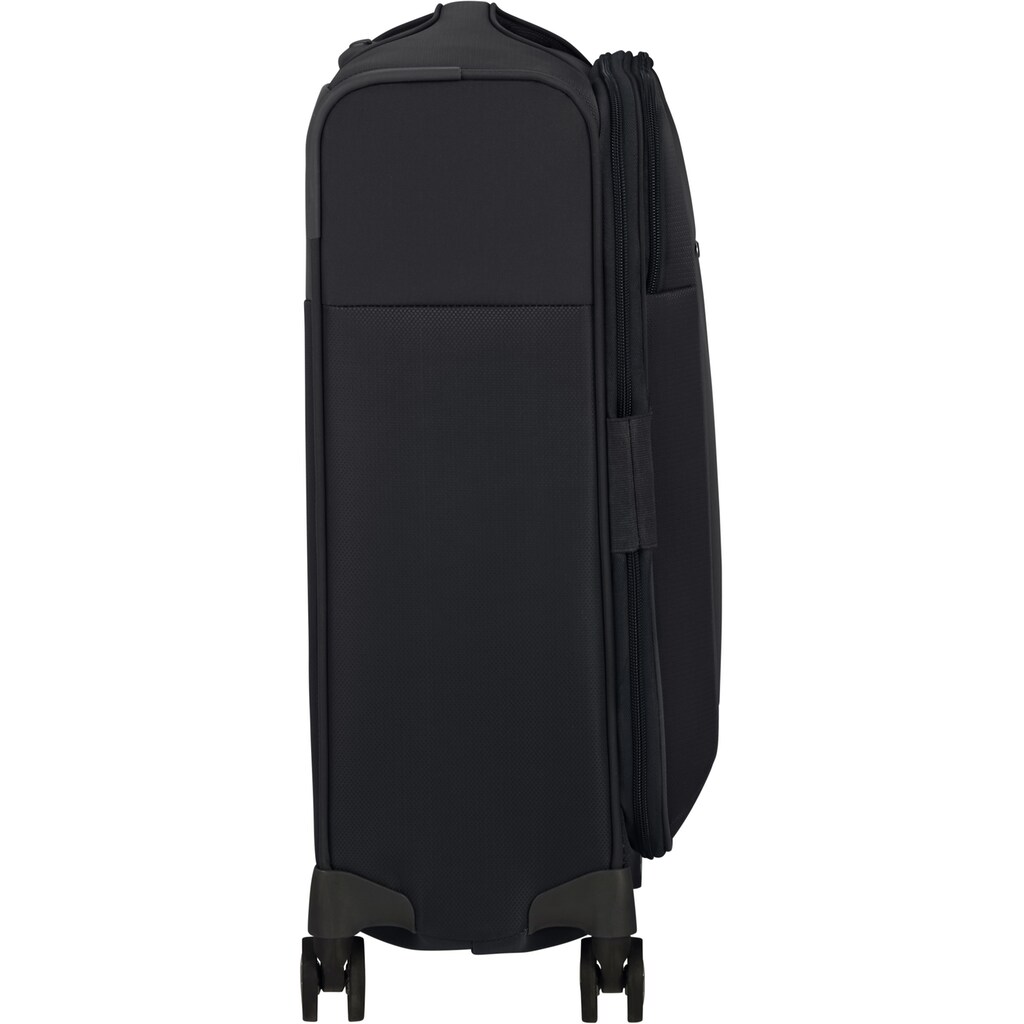 Samsonite Weichgepäck-Trolley »D'Lite, Black, 55 cm«, 4 Rollen