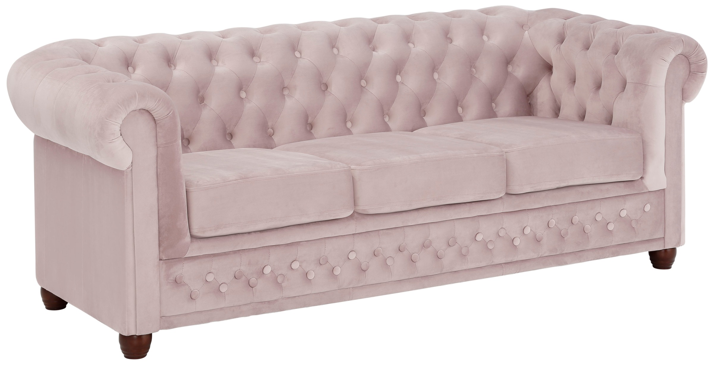 Thumbnail - Home affaire Chesterfield-Sofa "New Castle" mit hochwertiger Knopfheftung in Chesterfield-Design, B/T/H: 203/86/72