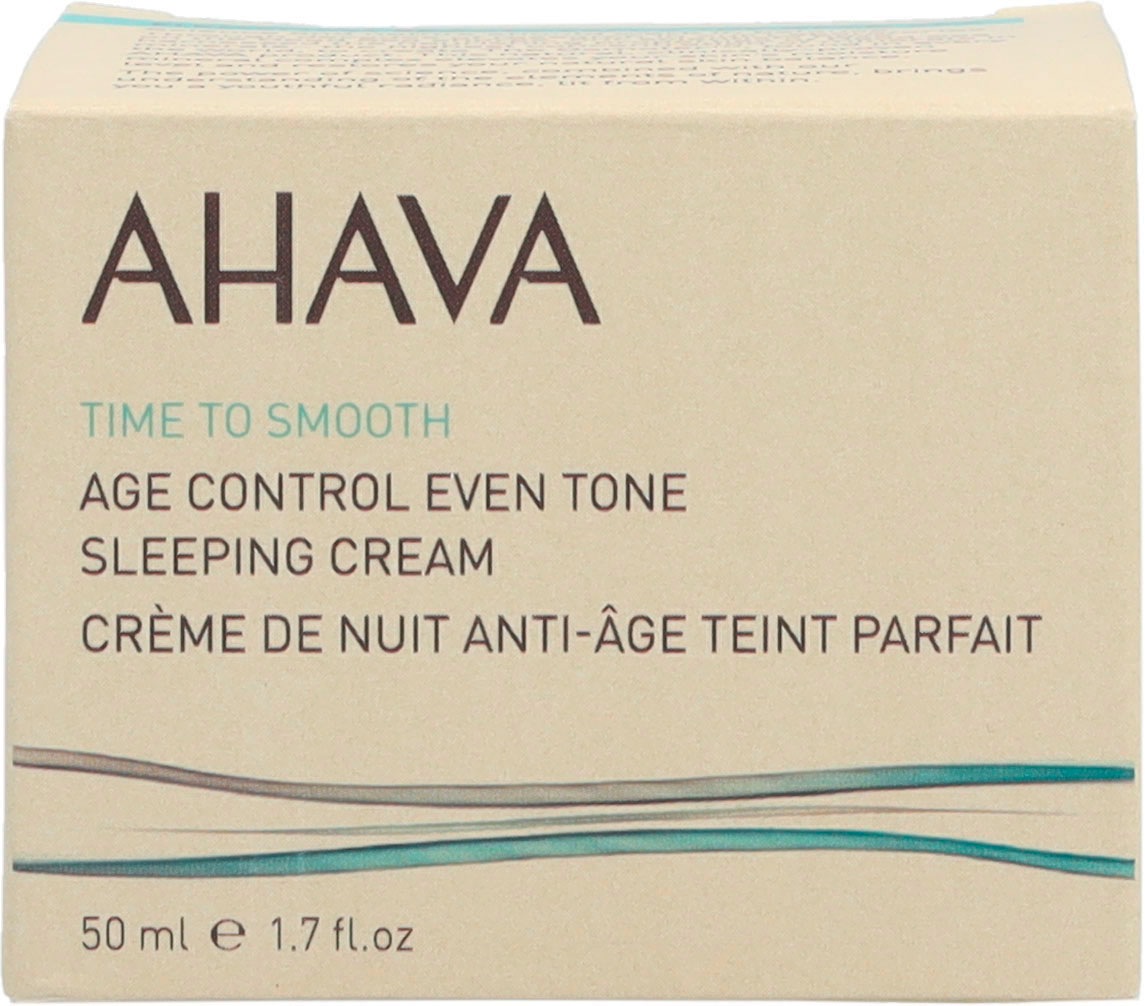 AHAVA Nachtcreme »Time To Smooth Age Control Even Tone Sleeping Cream«