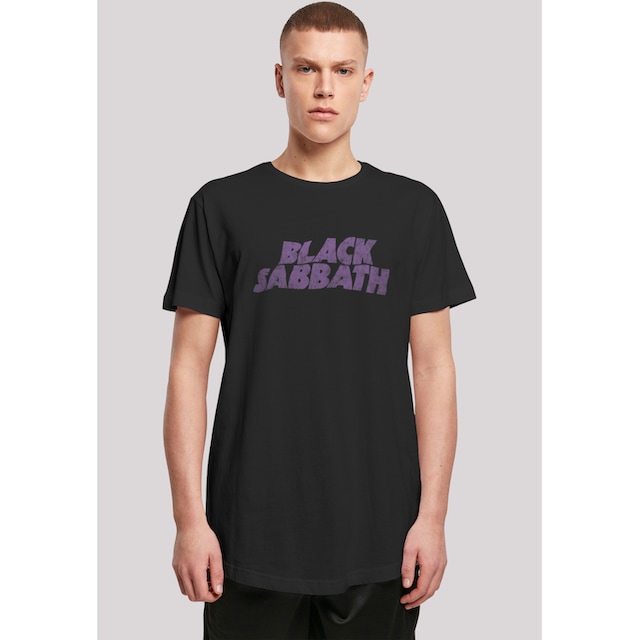 BAUR bestellen Metal Heavy Wavy Sabbath Band | »Black Logo F4NT4STIC Black«, T-Shirt Distressed ▷ Print