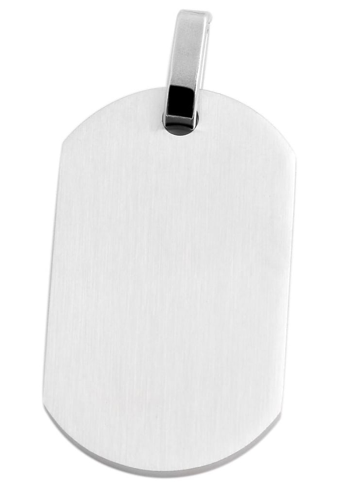 AKZENT Dog Tag Anhänger »aus Edelstahl, gravurfähig«