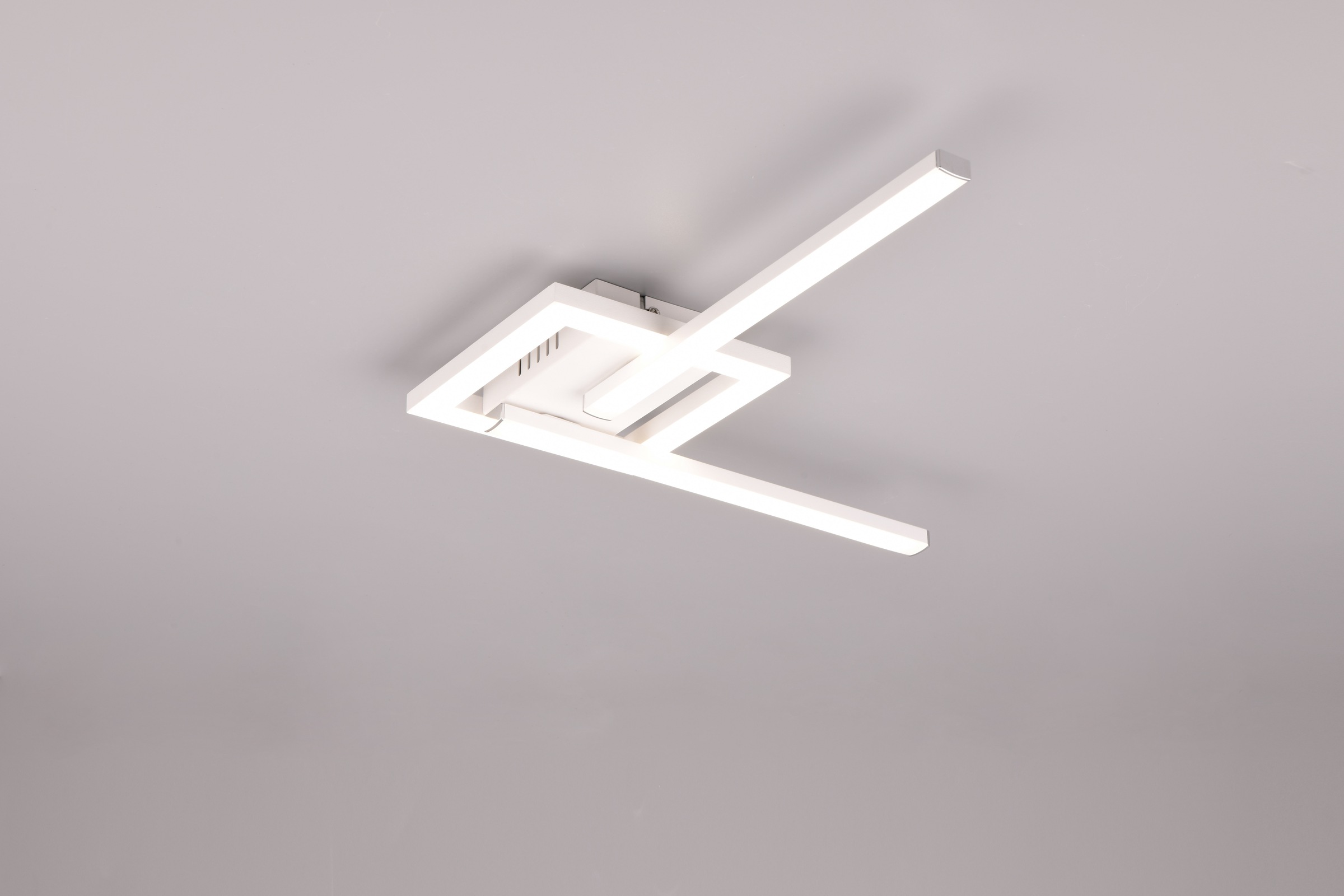 my home LED Deckenleuchte »DAVINIA, als Deckenlampe oder Wandlampe mögl, LED Stäbe schwenkbar«, 1 flammig, Leuchtmittel LED-Board | LED fest integriert, neutral 4000K 1950 Lumen 54x16 cm beweglich Flurlampe Wohnzimmerlampe