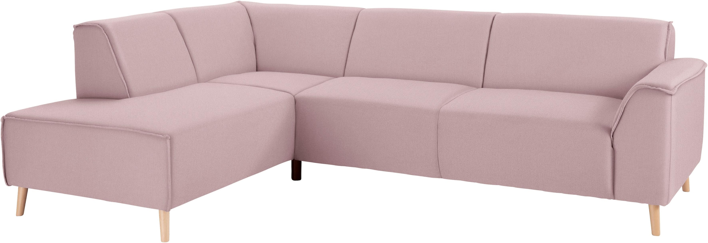Home affaire Ecksofa "Janek Scandic Design, elegant und zeitlos, L-Form" mi günstig online kaufen