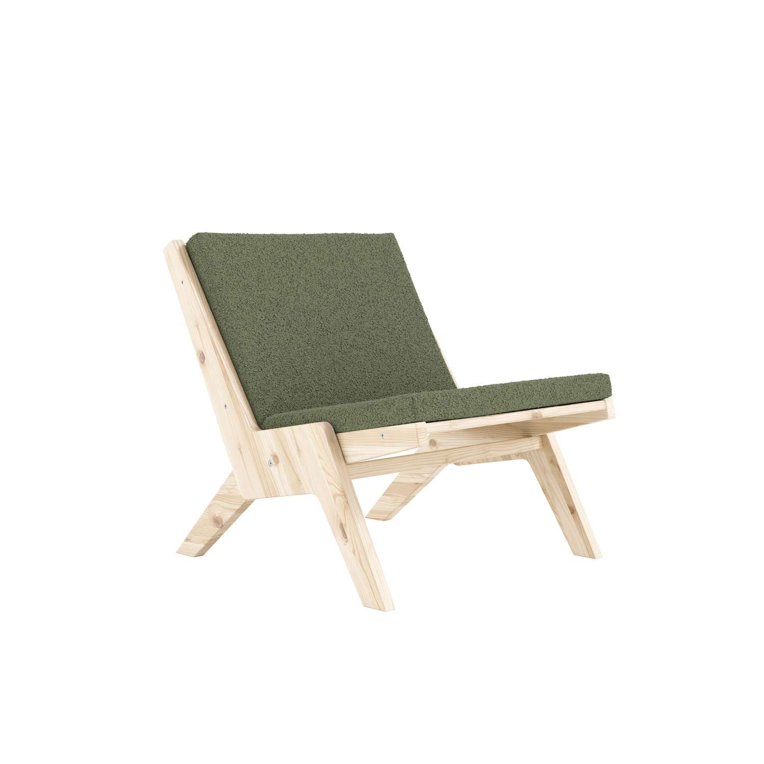 Loungesessel KARUP DESIGN, B:67,5cm H:67,5cm T:75cmgrün, 100% Polyurethan, Wohnzimmer, Sessel, "Sway Lounge Chair, ohne Armlehnen, aus