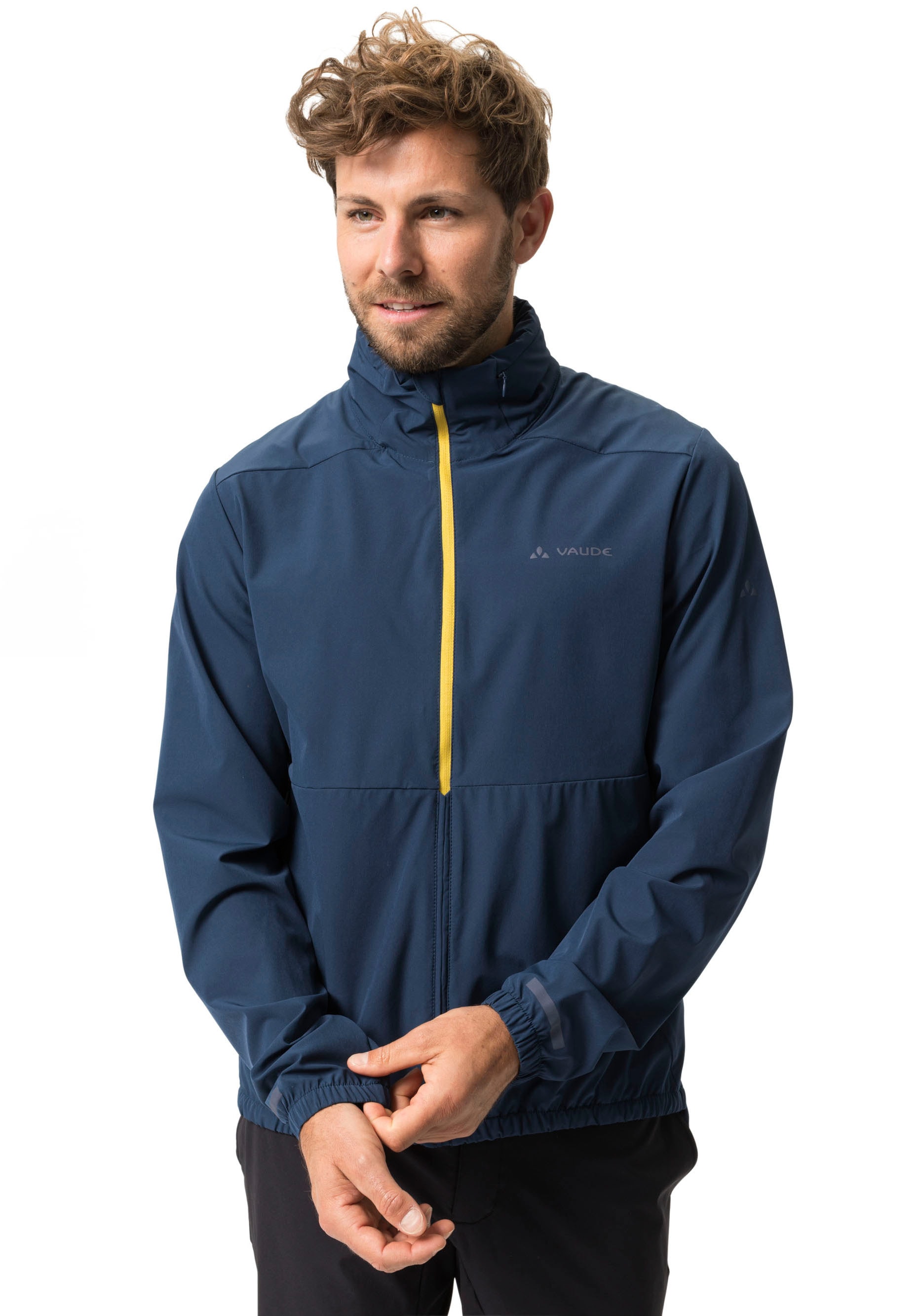 VAUDE Funktionsjacke "MENS CYCLIST AIR JACKET", (1 St.), ohne Kapuze, Wasserabweisend & Windabweisend & Atmungsaktiv