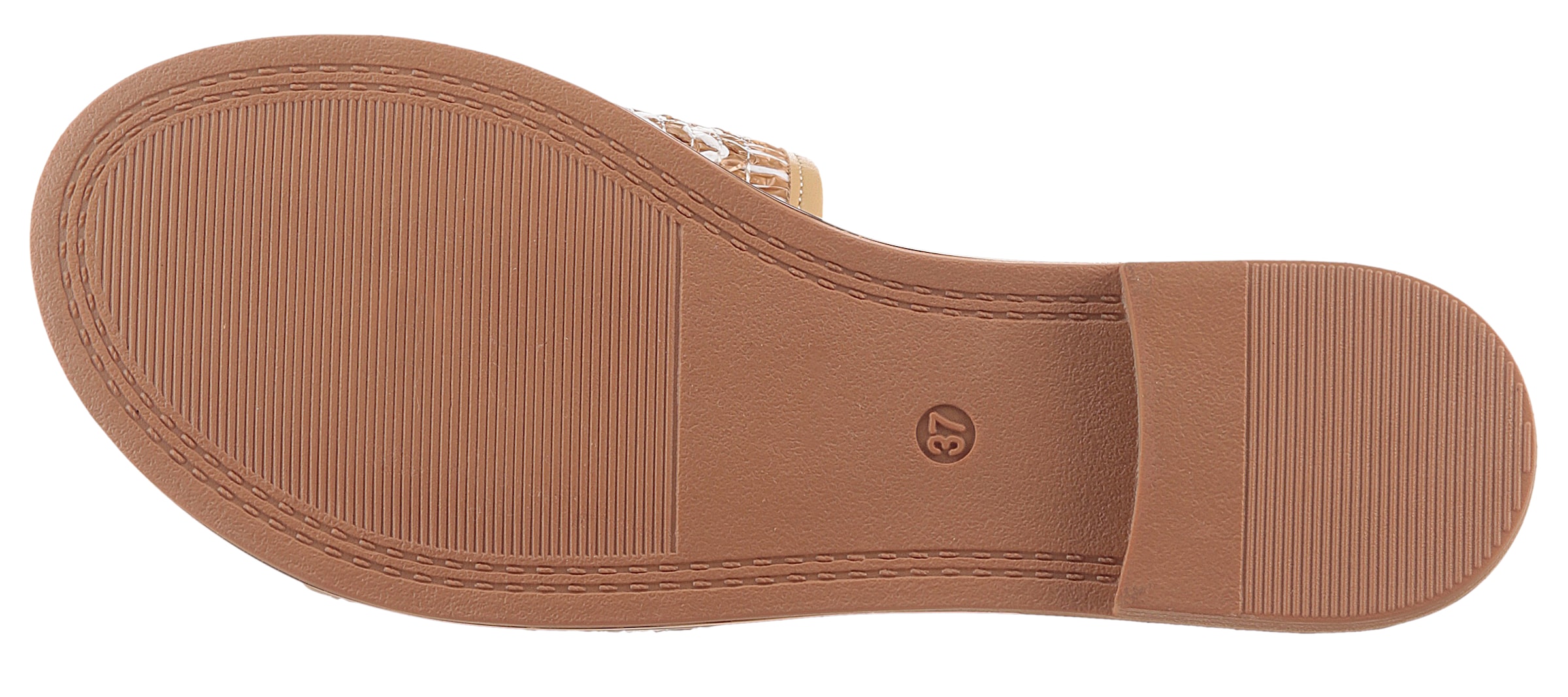 Aniston SHOES Pantolette, Sommerschuh, Strandschuh, Bast-Optik - NEUE KOLLEKTION