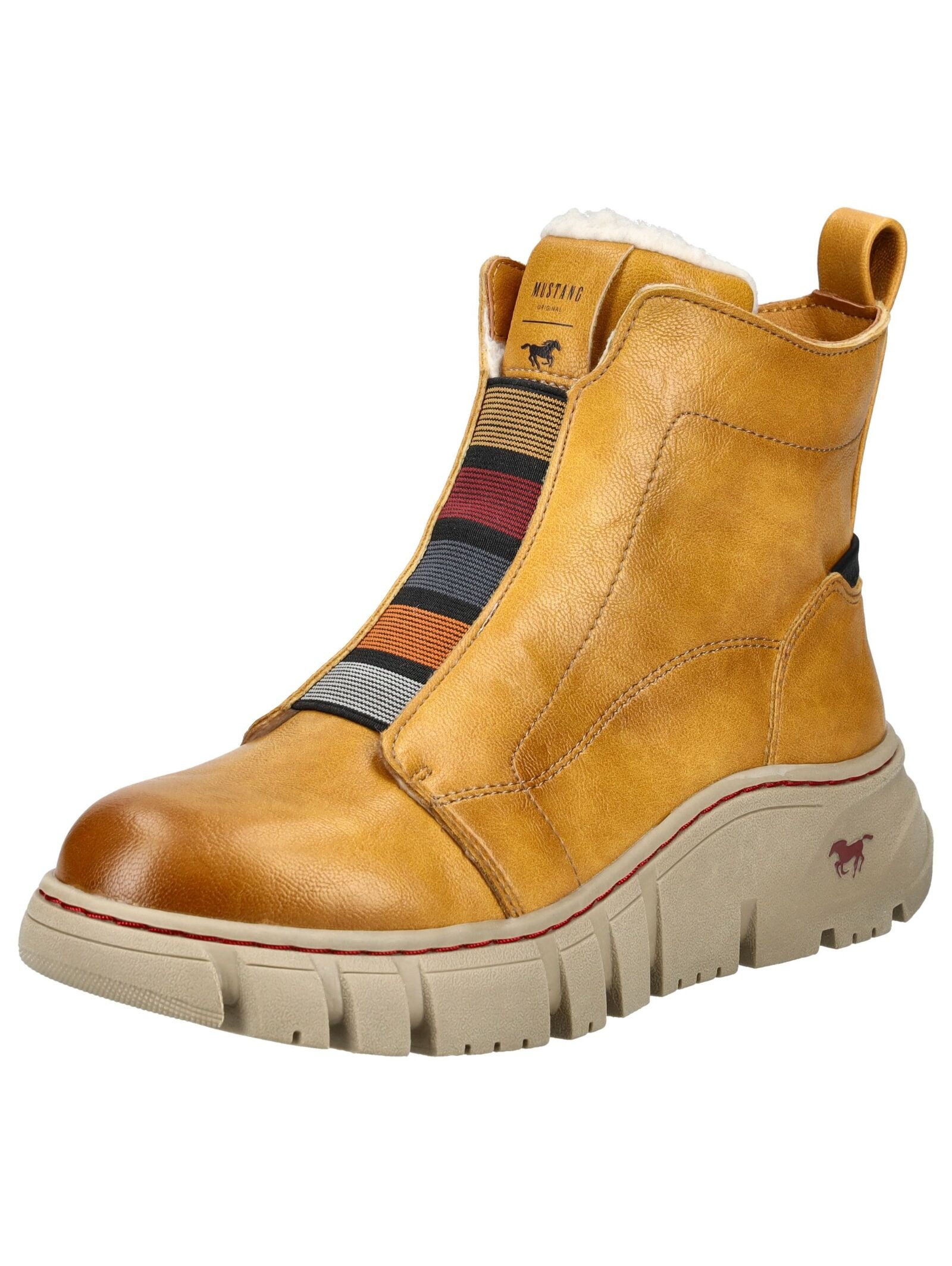 Mustang Shoes Stiefelette "Mustang Shoes Stiefelette Lederimitat" günstig online kaufen