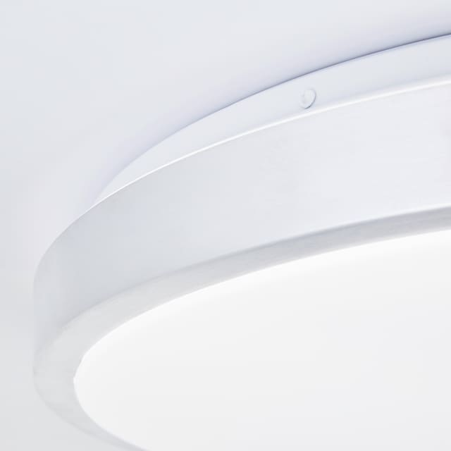 BreLight LED Wandleuchte »Livius«, D 49 cm, 3800 lm, 3000-6500 K, CCT,  dimmbar, nickelfarben | BAUR