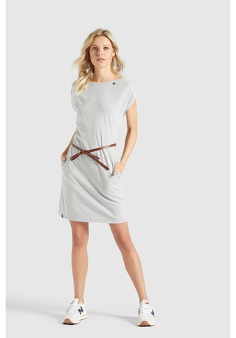 khujo Jerseykleid »khujo Kleid SILENZA«, aus weichem Jersey mit Ledergürtel kaufen