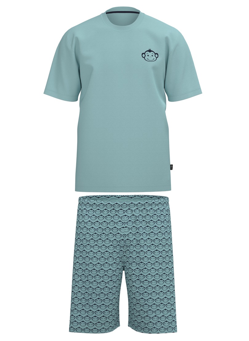 Trigema Schlafanzug "TRIGEMA Pyjama mit Print-Motiv "Äffchen"" 1 günstig online kaufen
