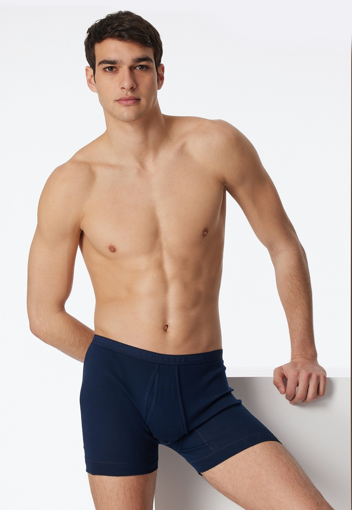 Schiesser Slip "Original Classiscs", mit Eingriff, Feinripp, ohne störende günstig online kaufen