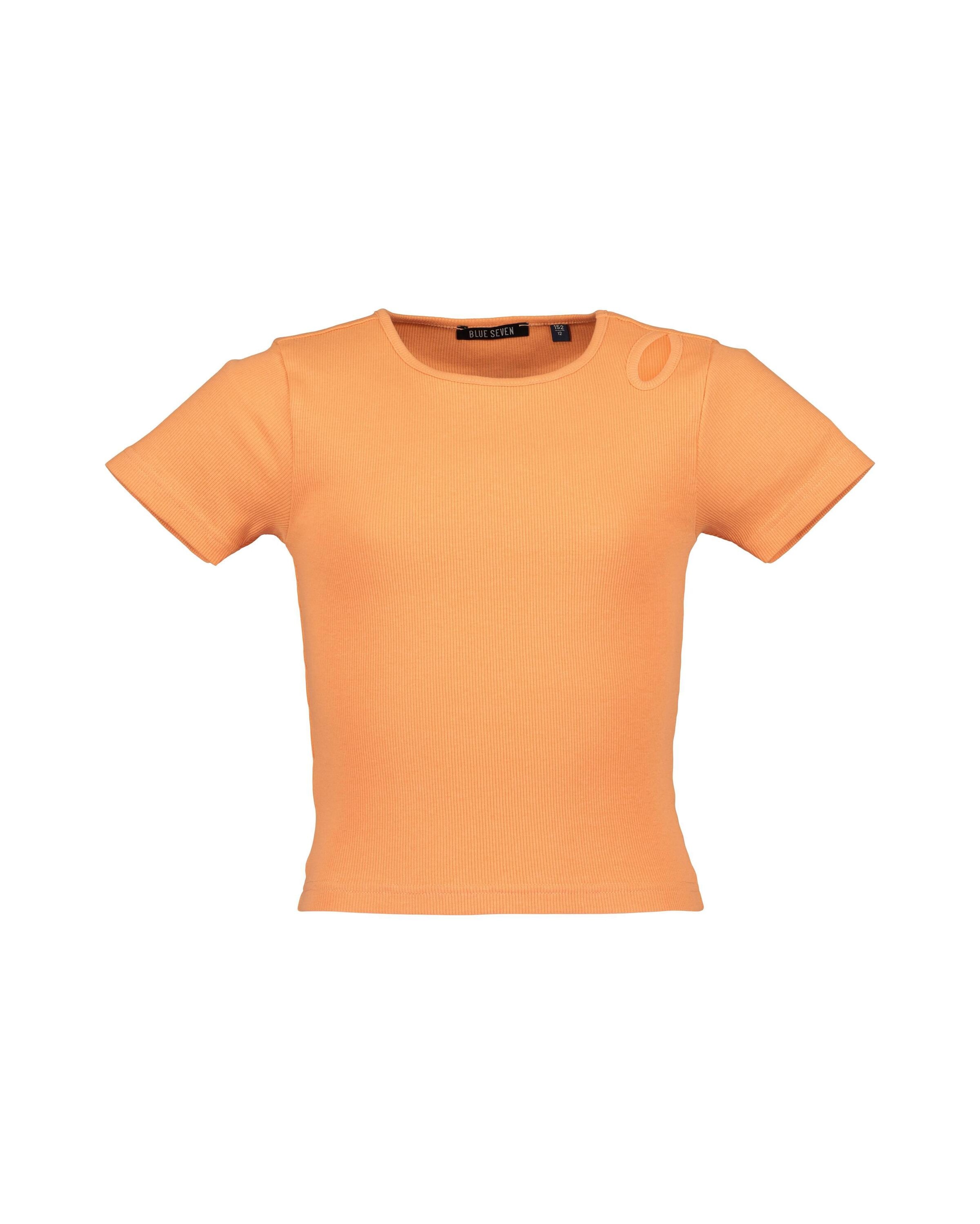 Blue Seven T-Shirt »Blue Seven Teenager Mädchen T-Shirts 2er Pack Rundhalsausschnitt«, (2 tlg.)