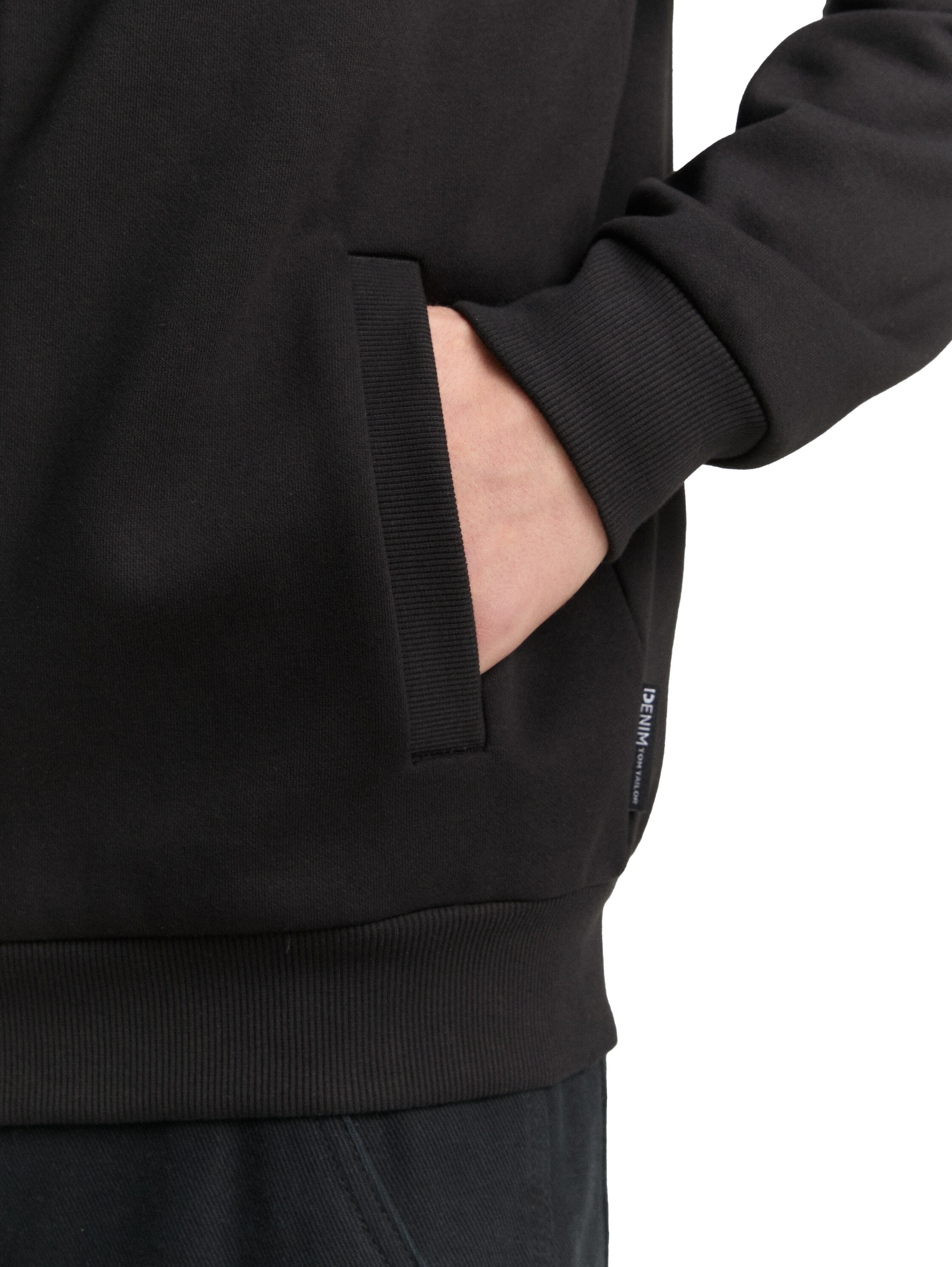 TOM TAILOR Denim Sweatshirt , mit Rippbündchen
