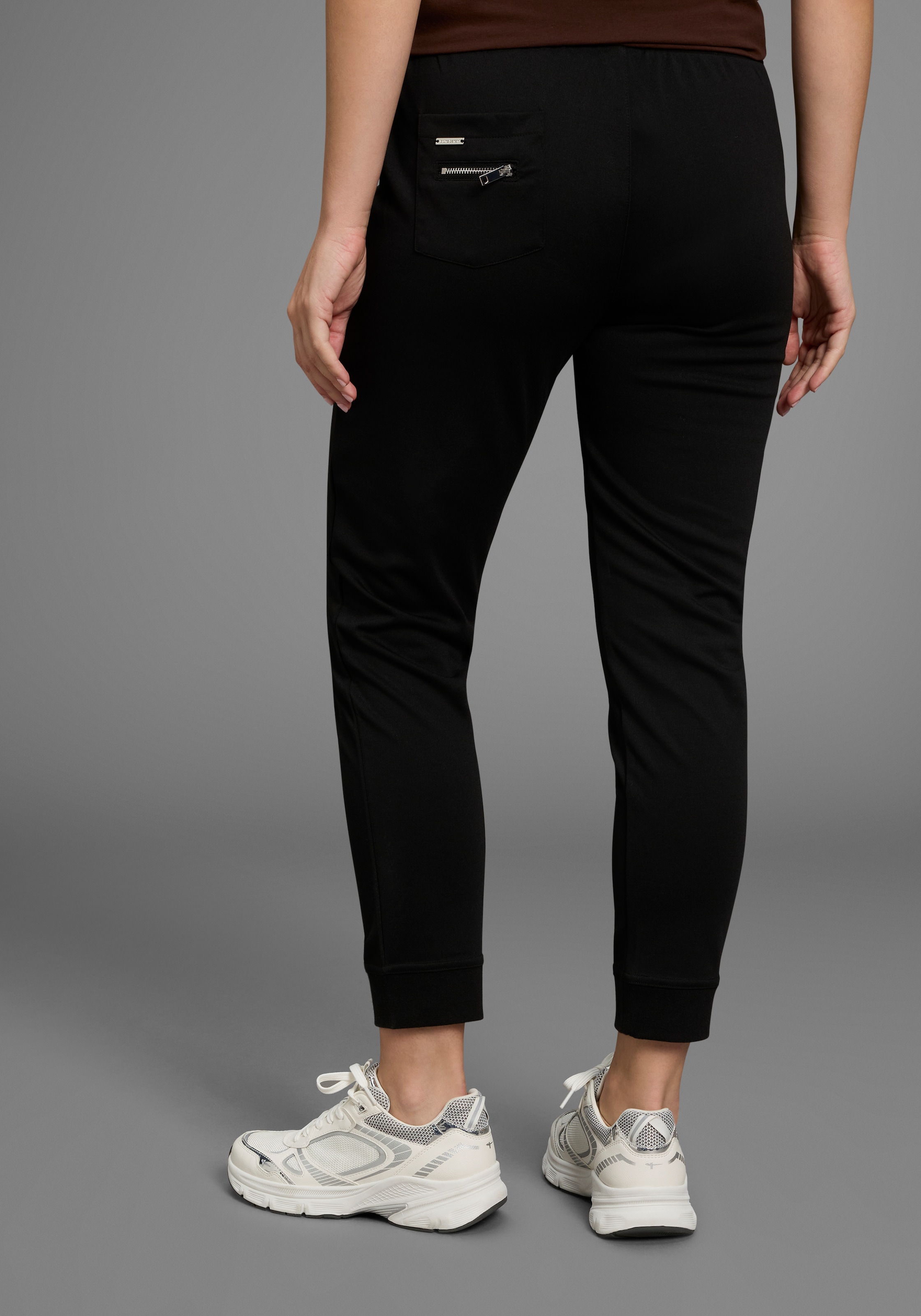 Bruno Banani Jerseyhose, Saum-Bündchen