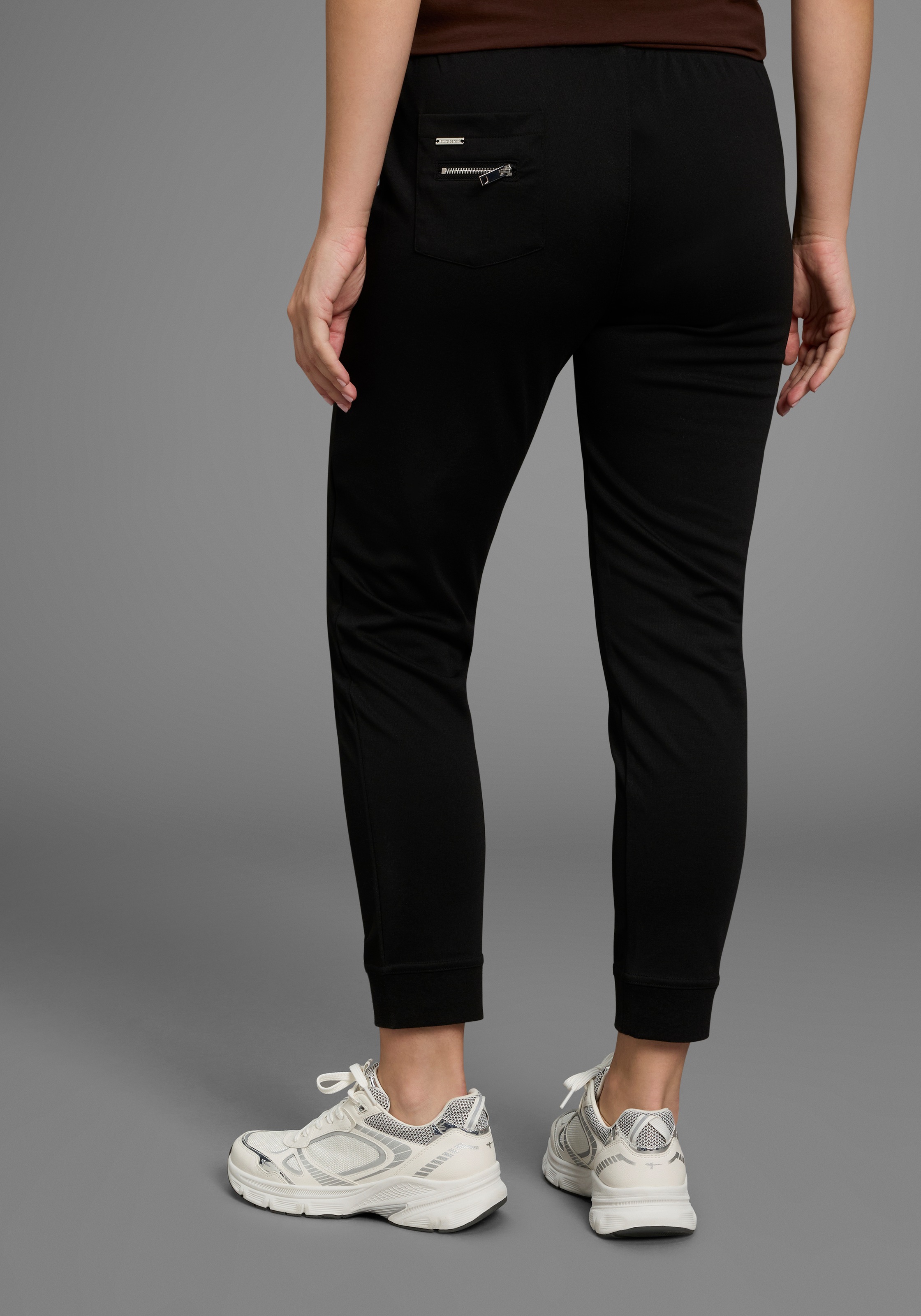 Bruno Banani Jerseyhose, Saum-Bündchen günstig online kaufen