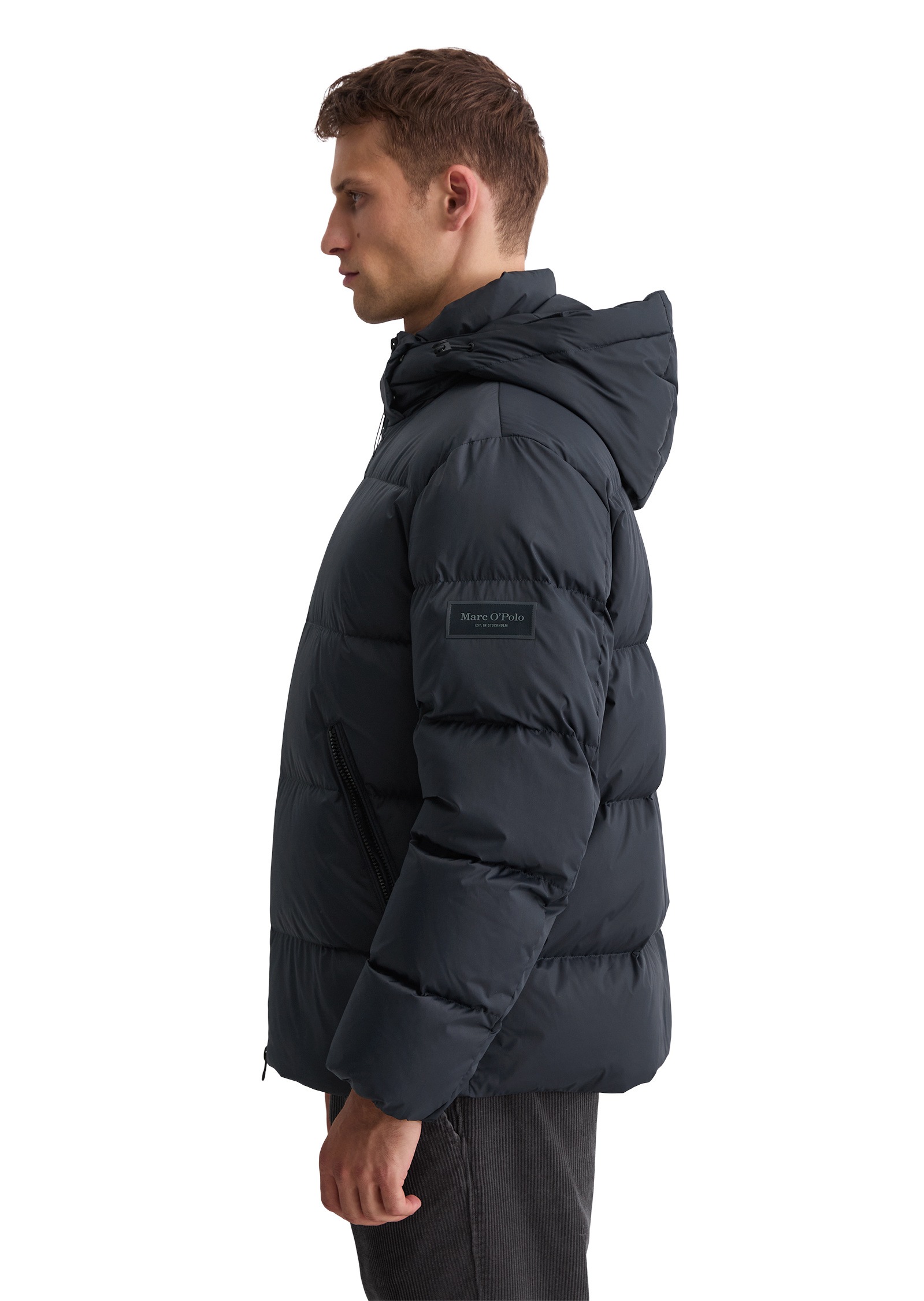 Marc O'Polo Outdoorjacke »mit abnehmbarer Kapuze« ohne Kapuze