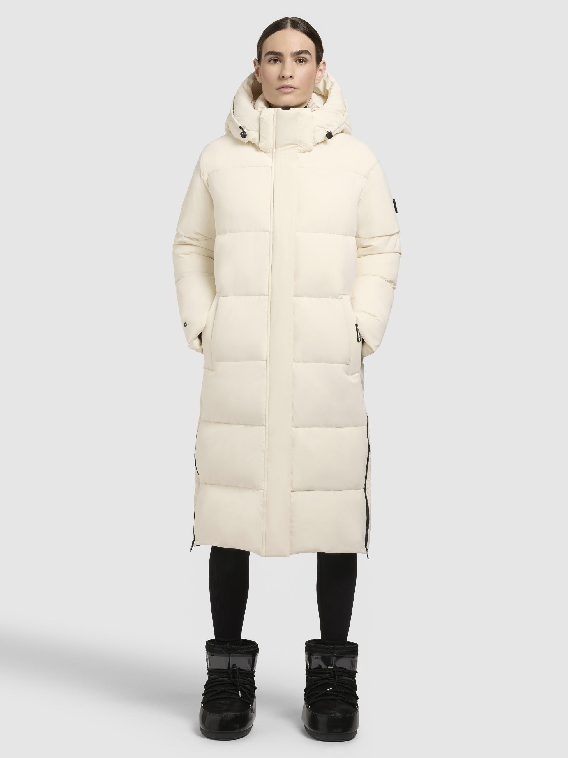 khujo Steppmantel »Rachel Matt-YM«, Warmer gesteppter Damen Mantel mit (abnehmbarer Kapuze)