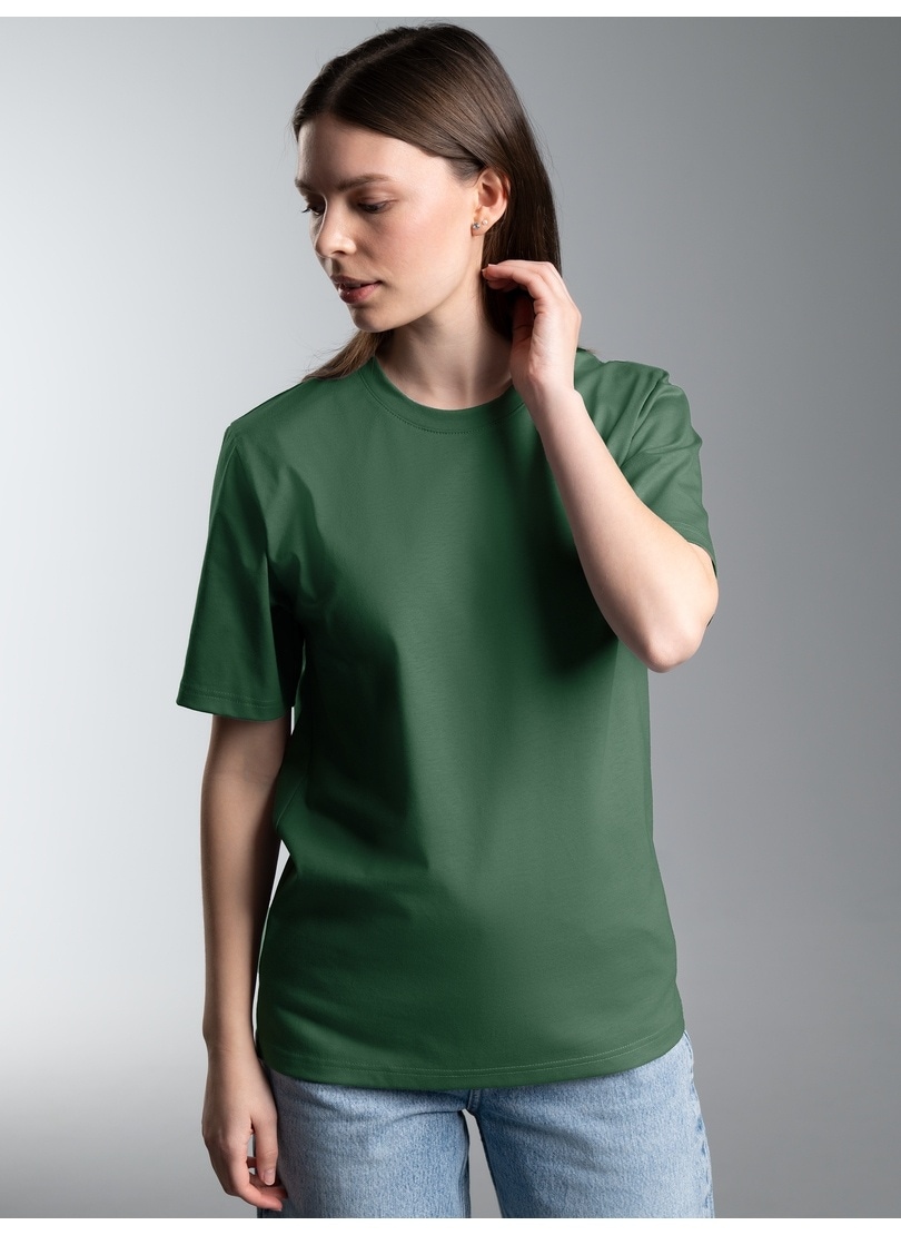 Trigema T-Shirt "TRIGEMA T-Shirt DELUXE Baumwolle" 1 Stk.