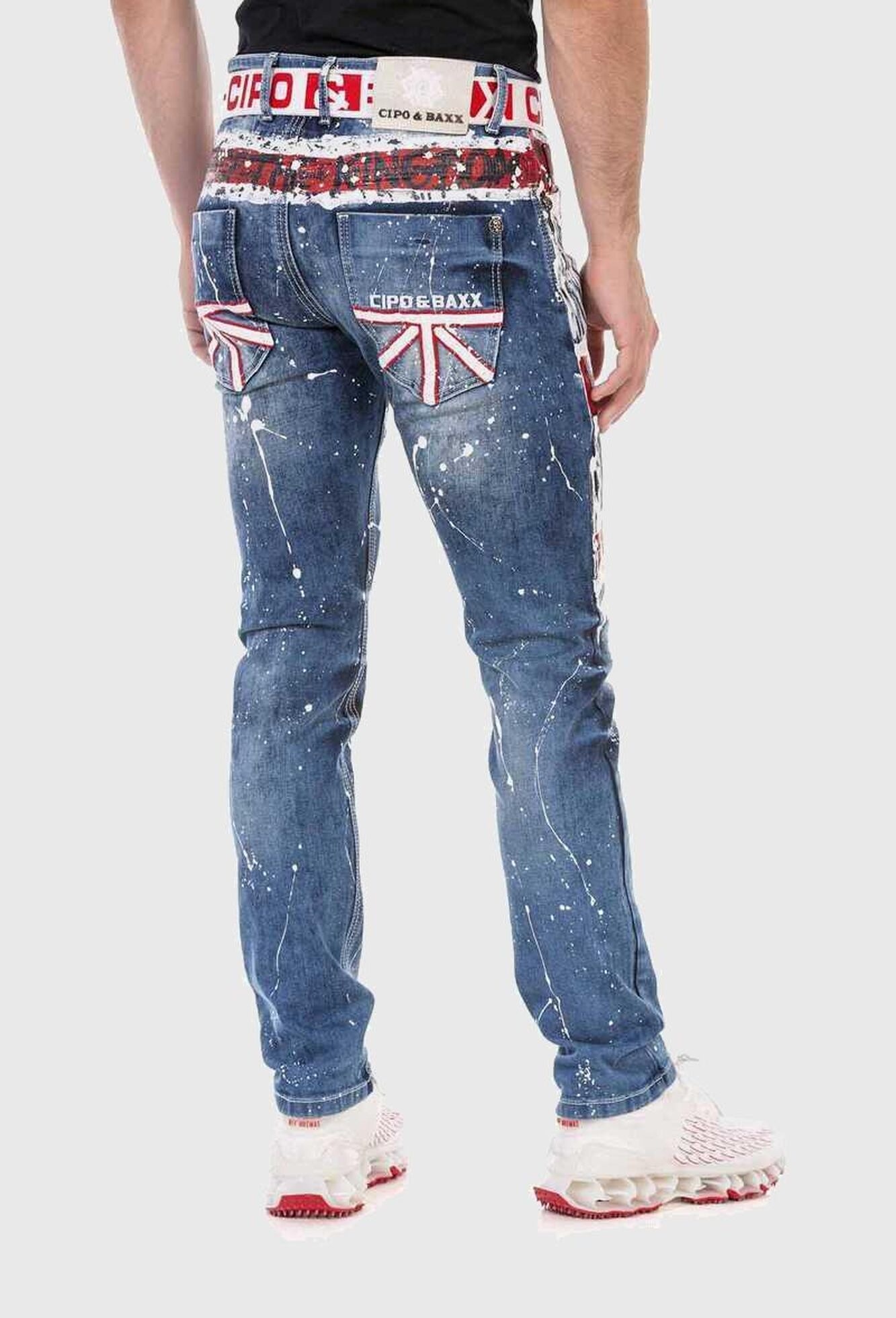 Cipo & Baxx 5-Pocket-Jeans »Cipo & Baxx Jeans« mit coolem Print