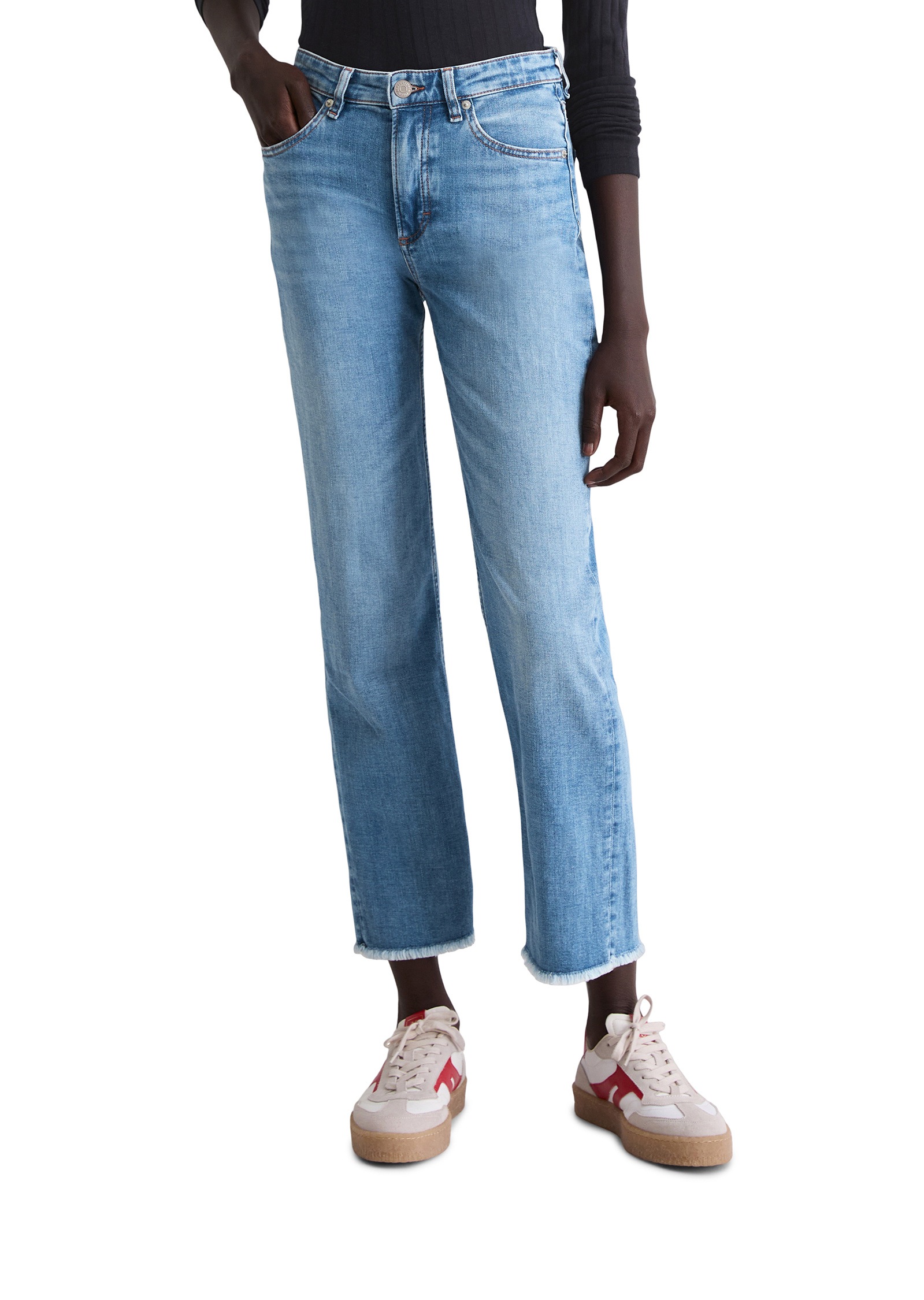 Marc OPolo Straight-Jeans "aus softem Cashmere Touch Denim" günstig online kaufen