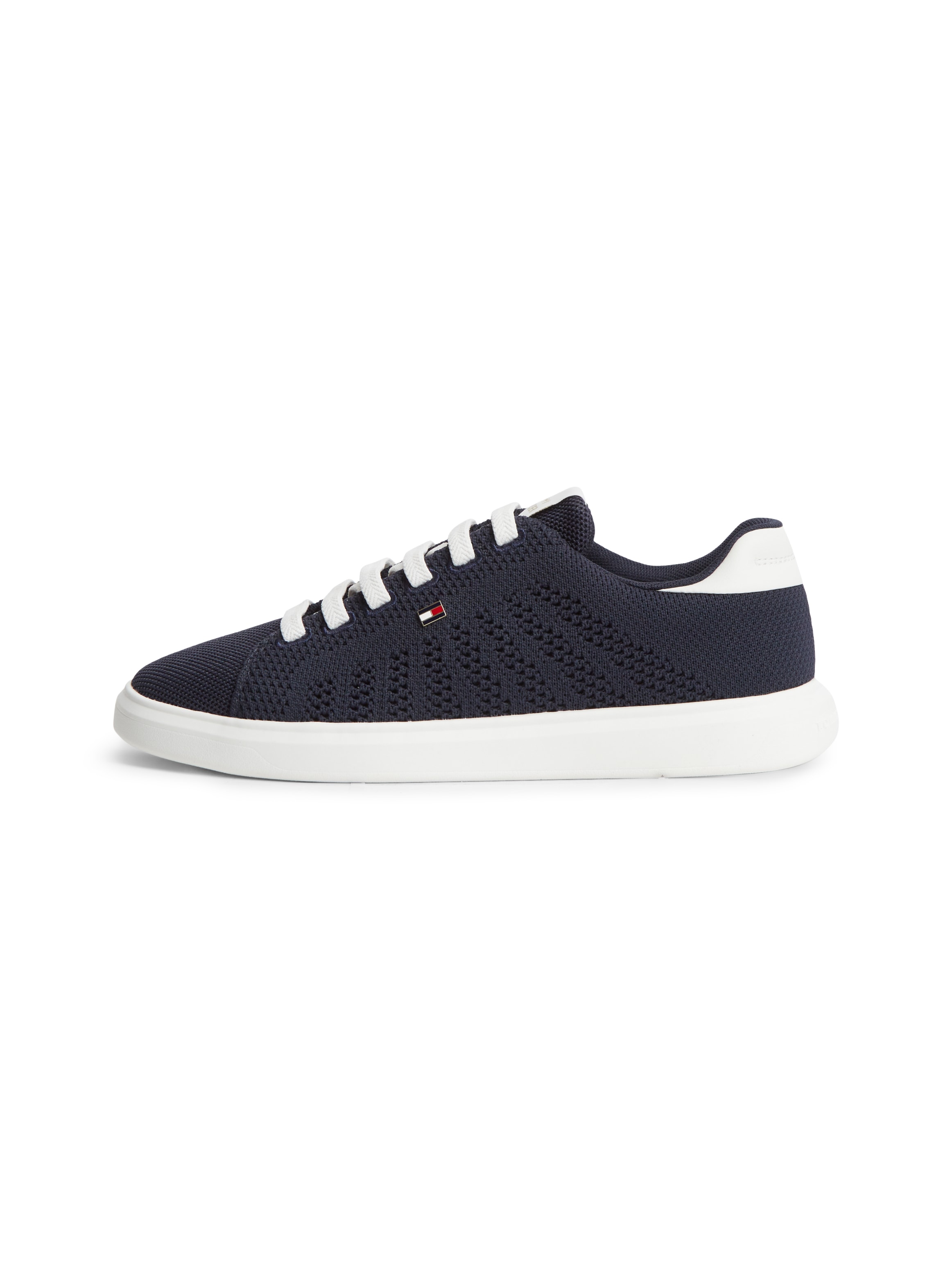 Tommy Hilfiger Sneaker »TH ICON LIGHT KNIT SNEAKER«  Freizeitschuh, Halbschuh, Schnürschuh in sommerlicher Strick-Optik