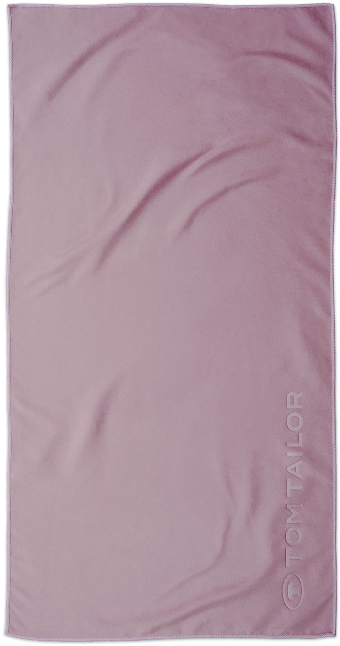 TOM TAILOR HOME Sporthandtuch "Fitnesstuch COLOR BATH" Logo Prägung, Mikrof günstig online kaufen