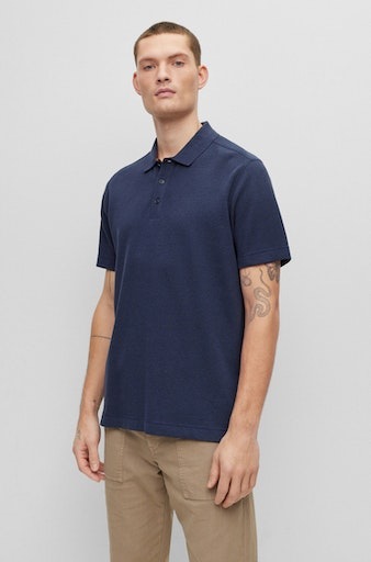 BOSS ORANGE Poloshirt »Prime«, mit Logoschriftzug am Brustkorb ▷ bestellen  | BAUR