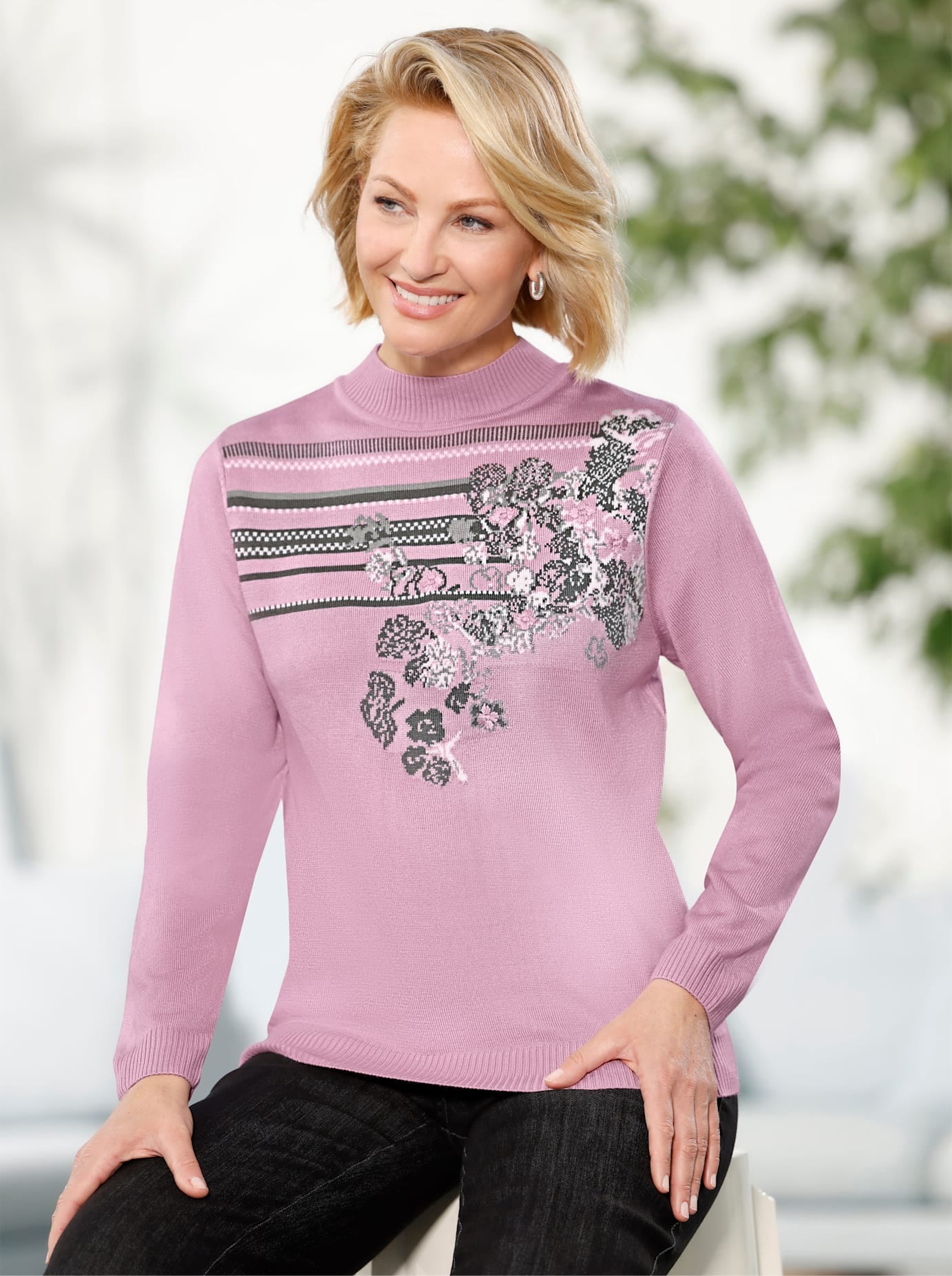 Classic Basics Stehkragenpullover "Stehkragen-Pullover" günstig online kaufen