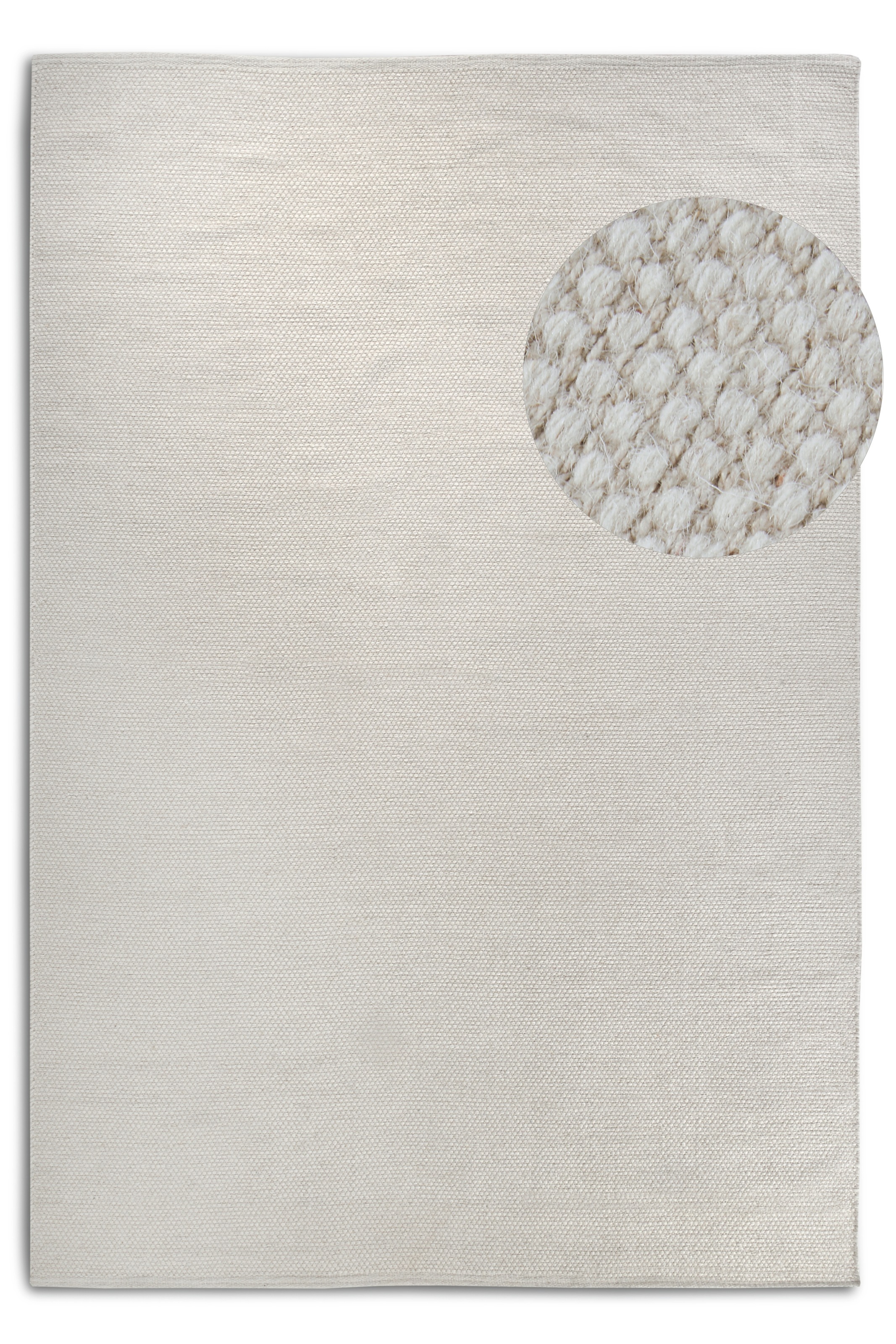 ELLE DECORATION Wollteppich "Pradesh" rechteckig 10 mm Höhe Handgewebt, Wolle, Natur, Läufer, Wohnzimmer, Schlafzimmer, Skandi