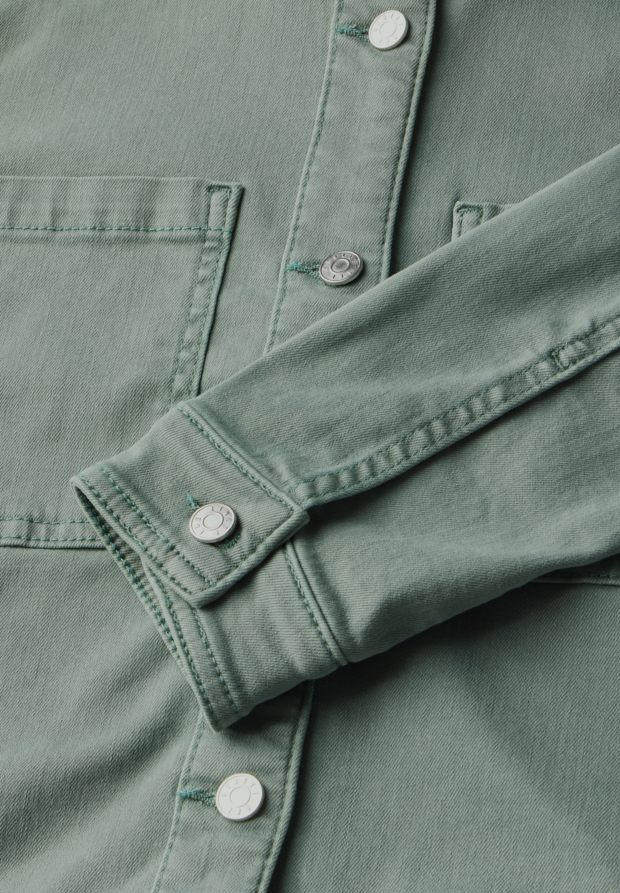 STREET ONE Jeansjacke, ohne Kapuze, mit Knopfleiste