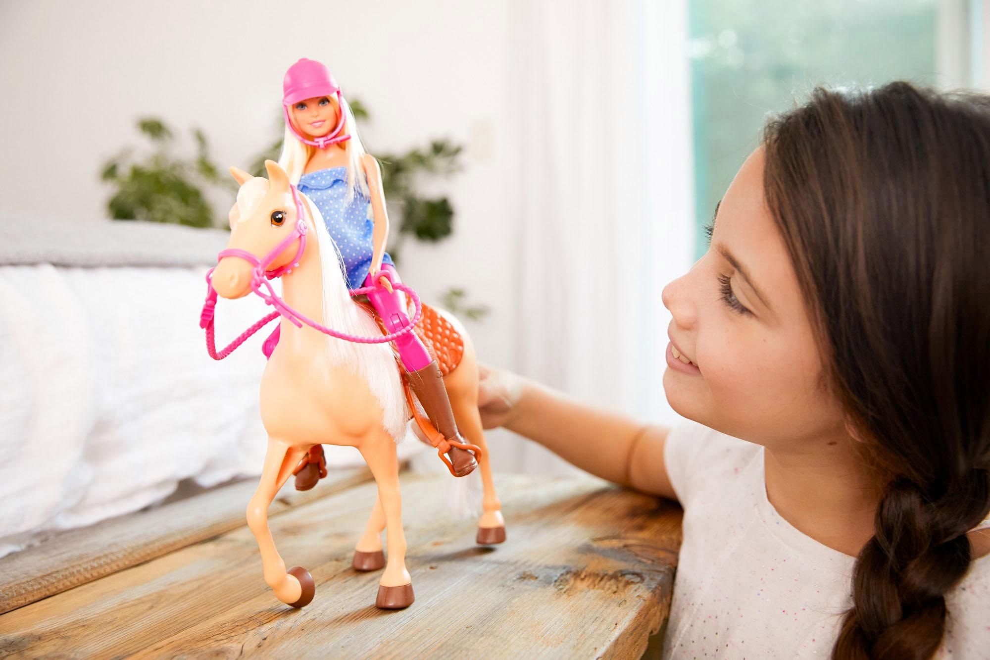 Barbie Anziehpuppe »Pferd mit Puppe«, Spielset