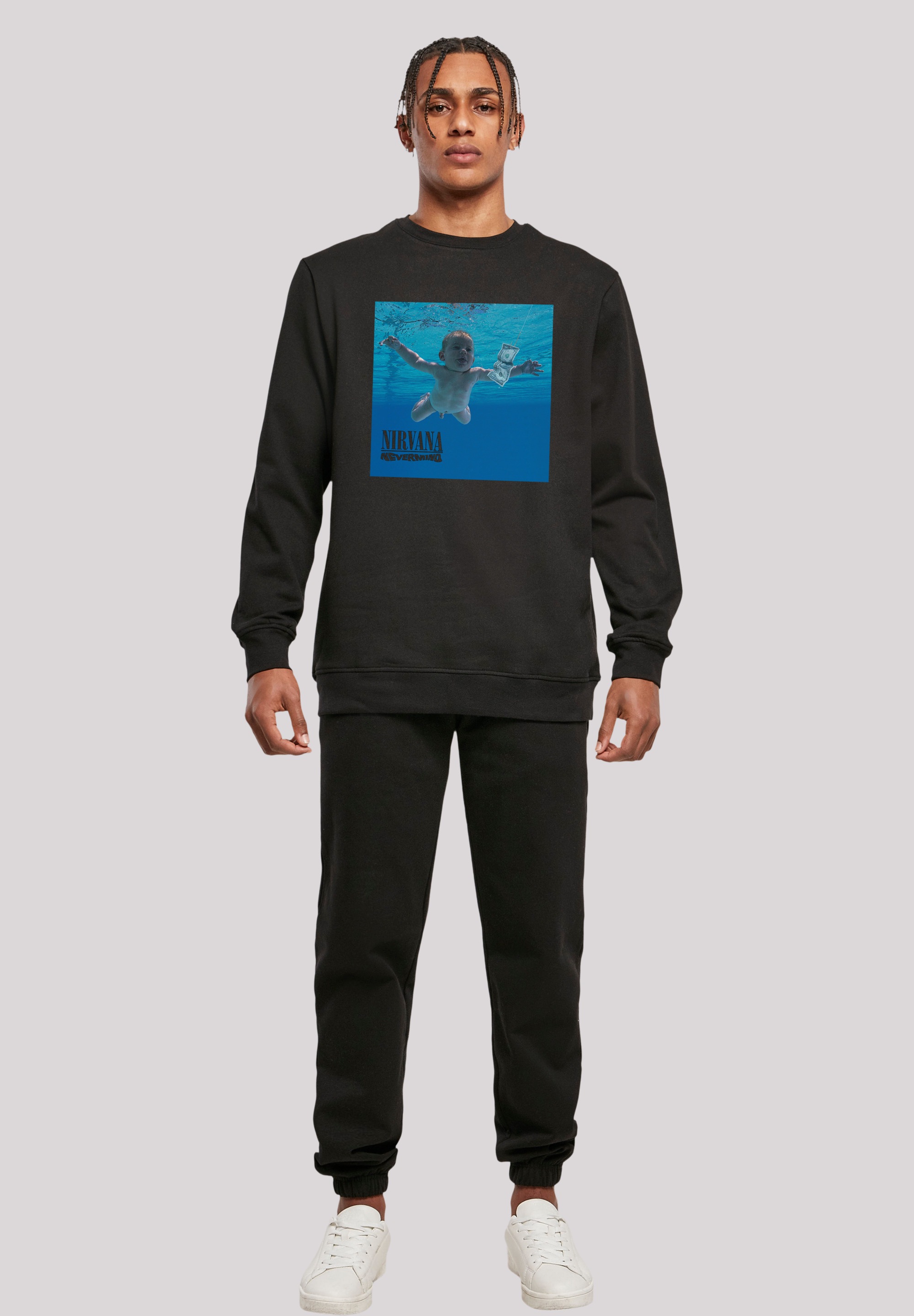 F4NT4STIC Sweatshirt »Nirvana Rock Band Nevermind Album«, Premium Qualität