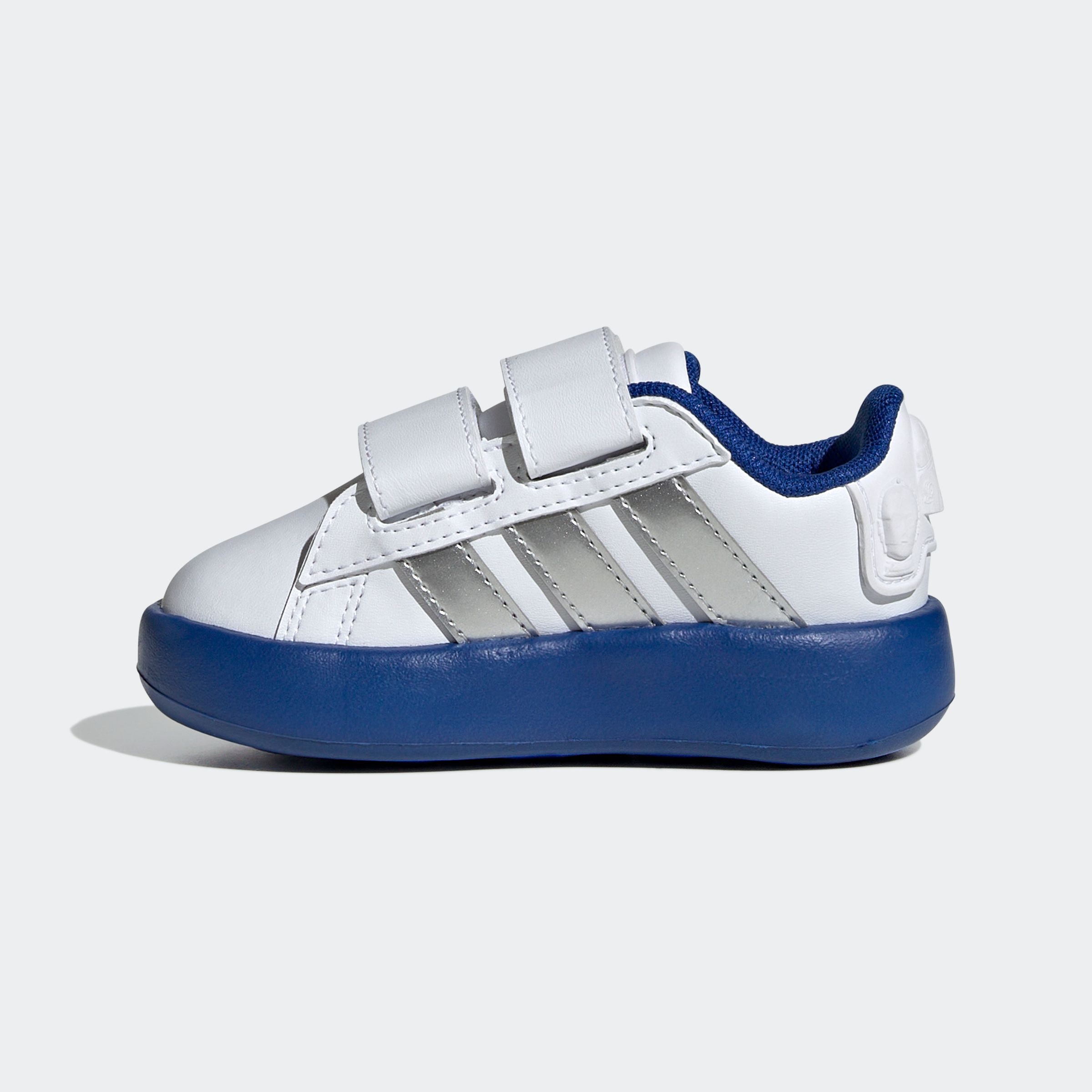 adidas Sportswear Klettschuh »ADIDAS STAR WARS KIDS GRAND COURT 2.0 SCHUH«, Design auf den Spuren des adidas Superstar, für Kinder
