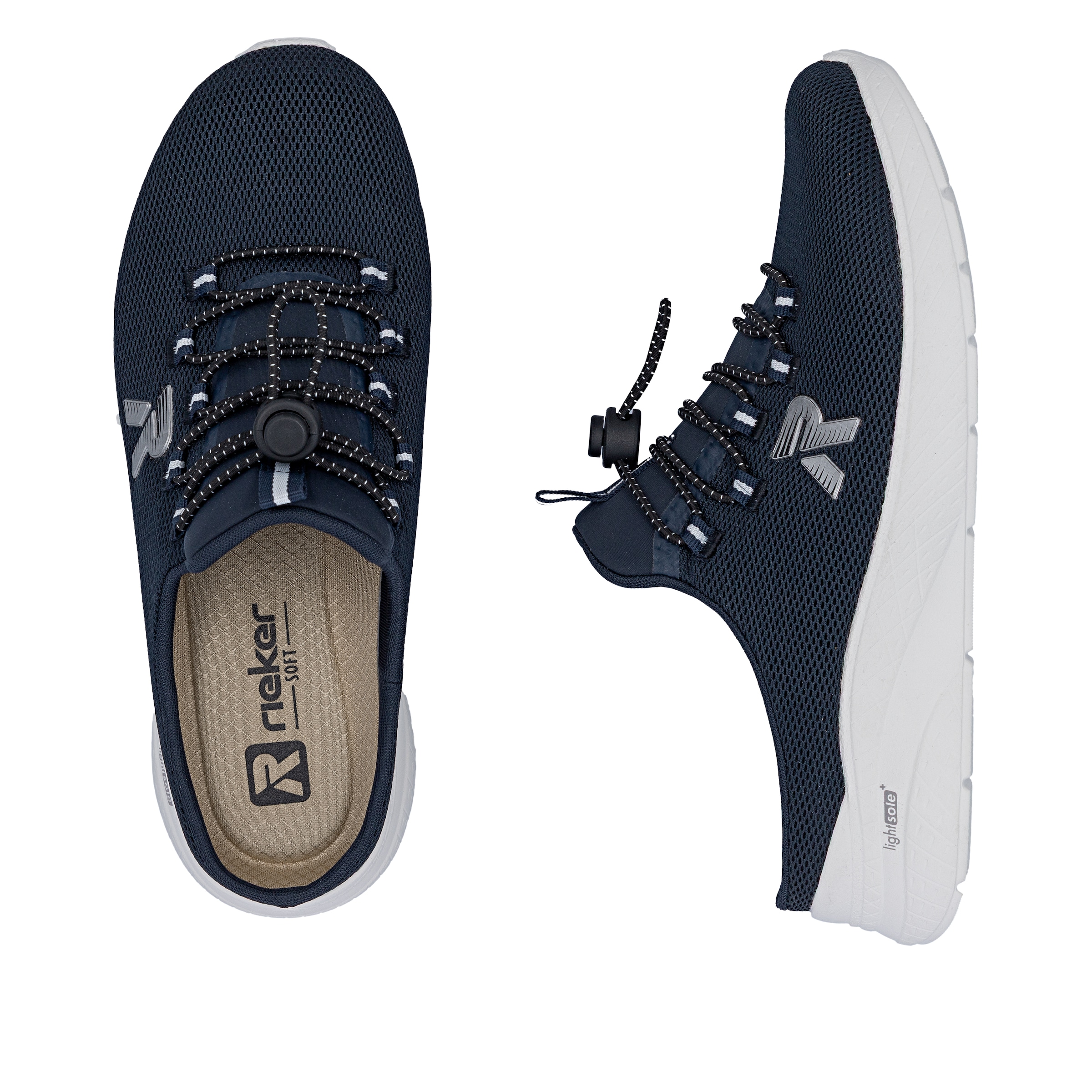 Rieker Clog  Sabot, Sommerschuh, Hausschuh mit MemoSoft-Innensohle