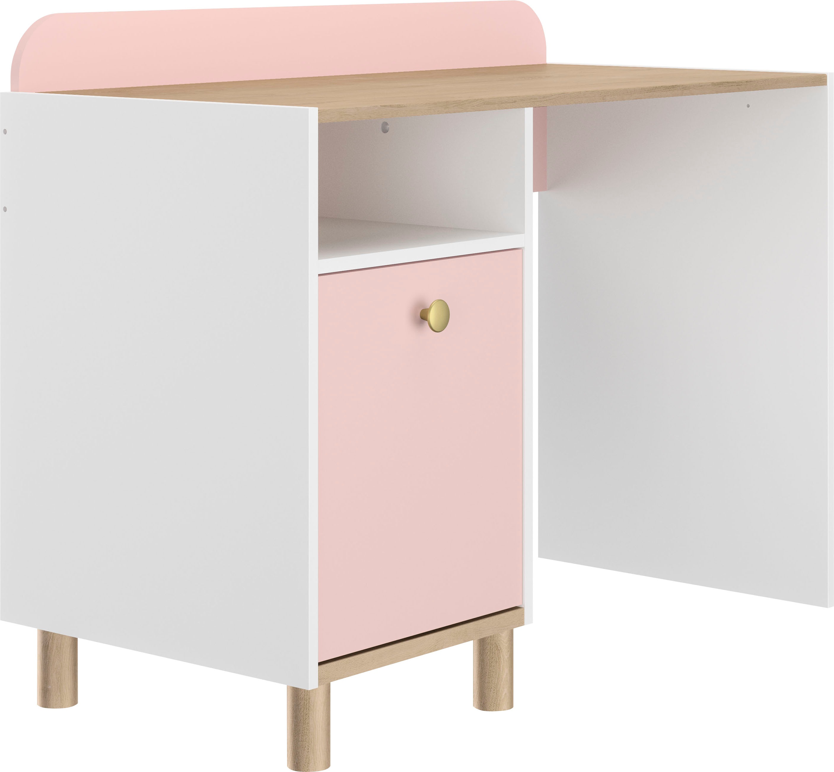 Thumbnail - Gami Schreibtisch "Romy", (1 St.), Elegantes Design für eine sanfte und feminine Atmosphäre.