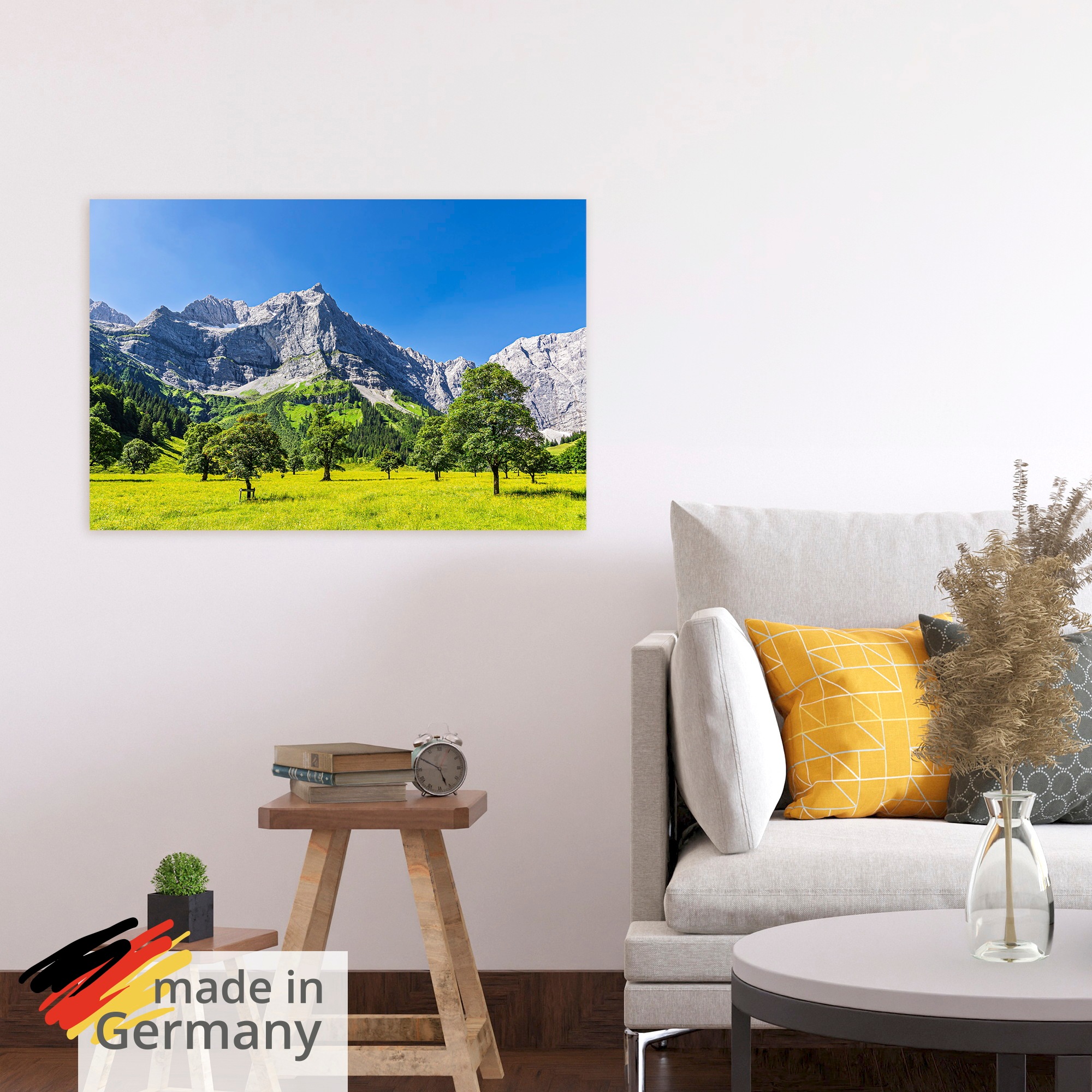 Artland Wandbild »Große Ahornboden im Rißtal in Österreich« 1 Stk. tlg. als Alubild, Leinwandbild, Poster, Wandaufkleber in verschied. Größen