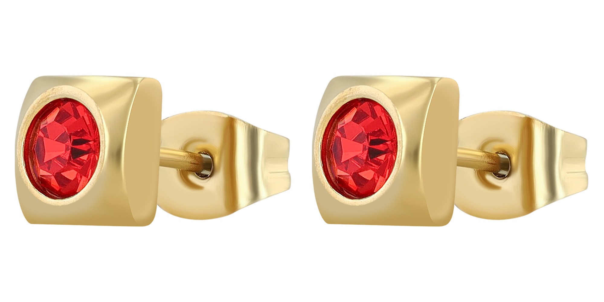 Adelia´s Paar Ohrhänger "Damen Ohrringe – Ohrstecker aus Edelstahl mit Stra günstig online kaufen