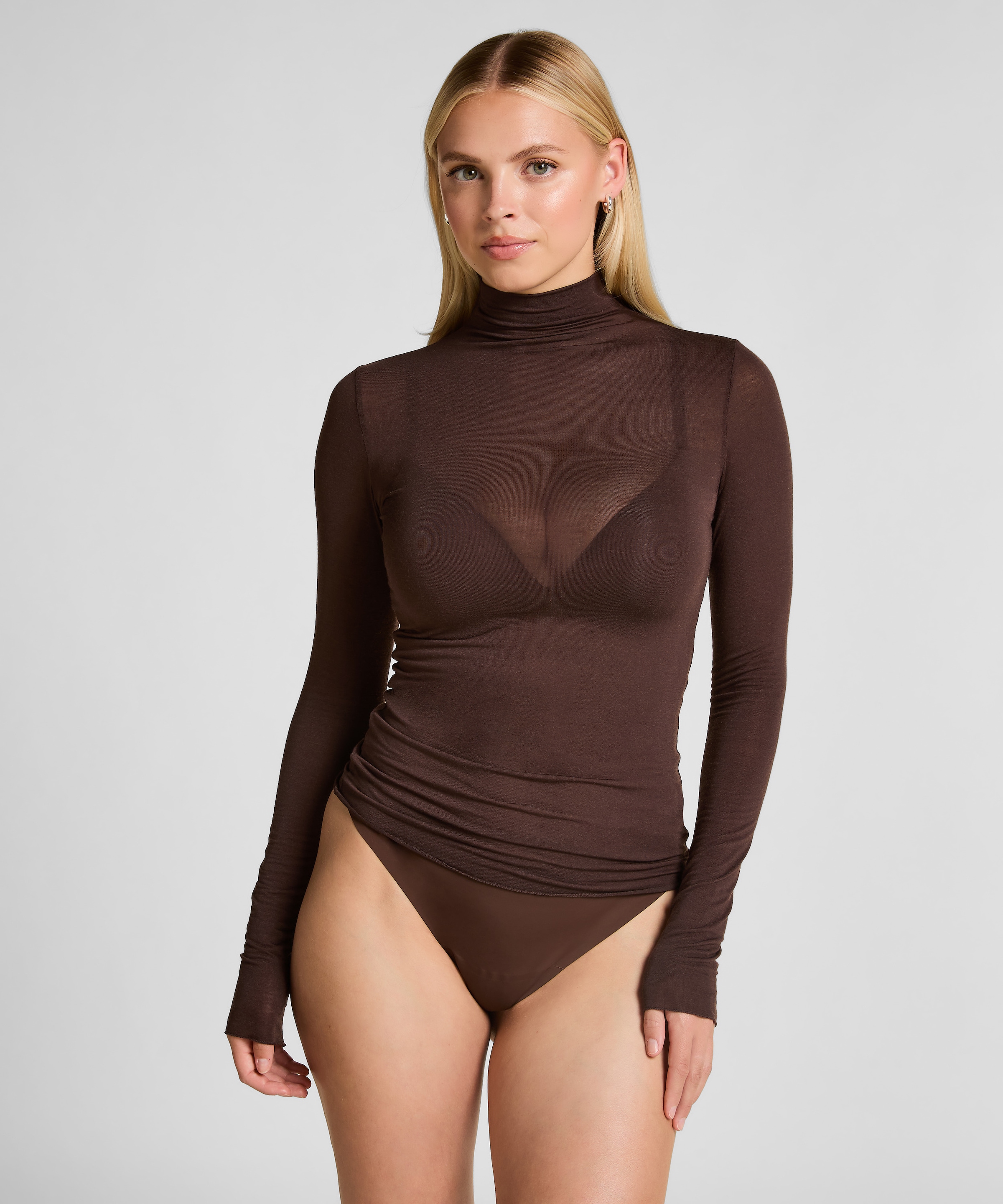 Hunkemöller Pyjama »super soft Turtleneck shirt with Cashmere«