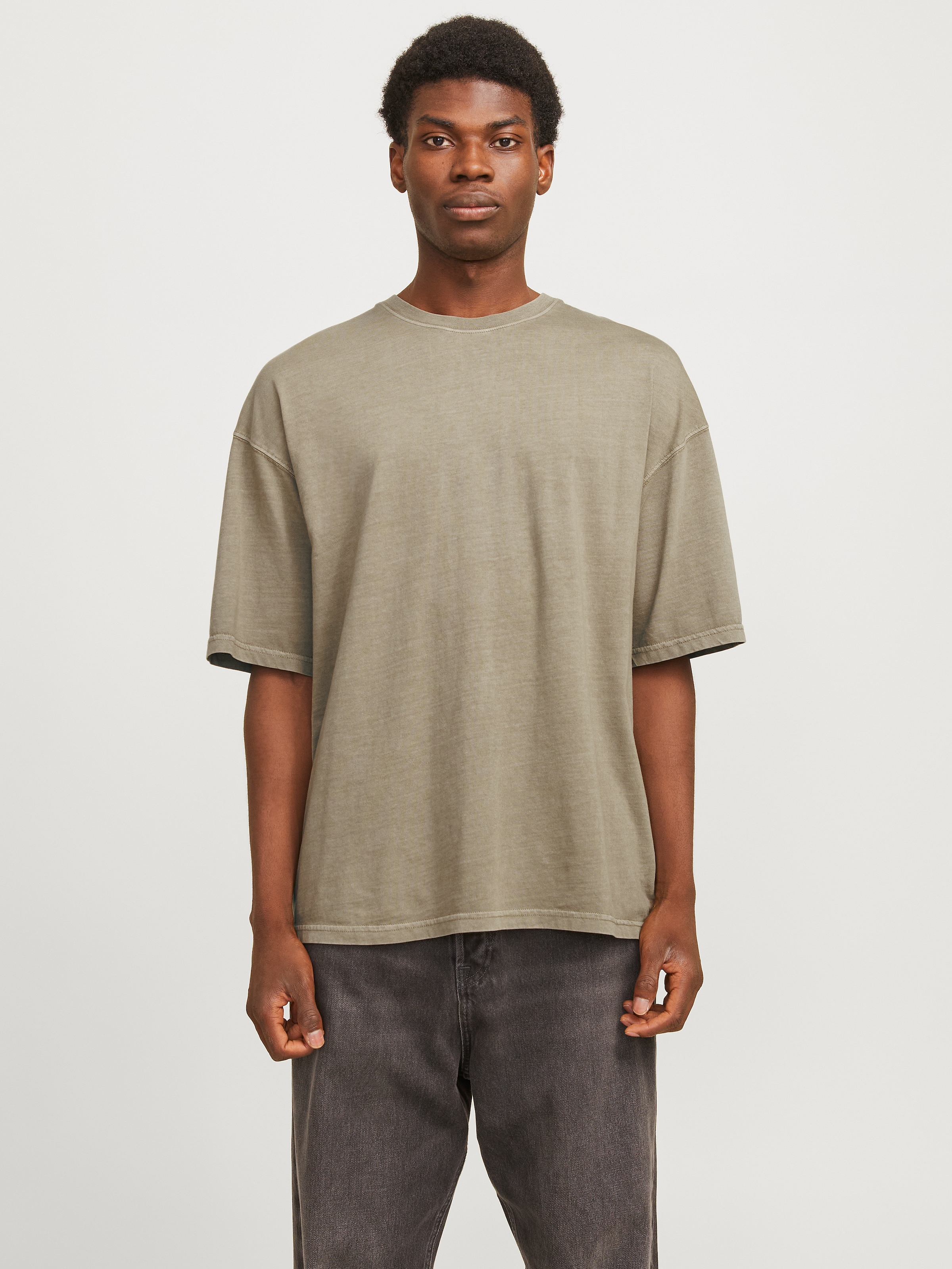 Jack & Jones Rundhalsshirt "JJECHARGE FADED TEE O-NECK NOOS", mit Rundhalsausschnitt